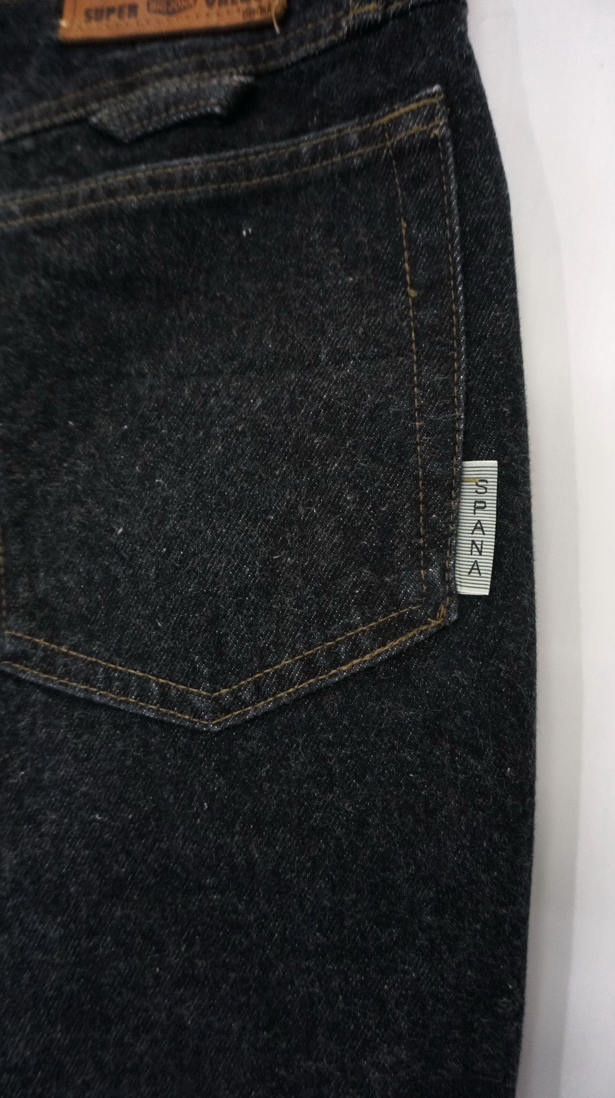 Big John Rare BIG JOHN SPANA 90s Black Tapered Jeans Size US 30 / EU 46 - 8 Thumbnail