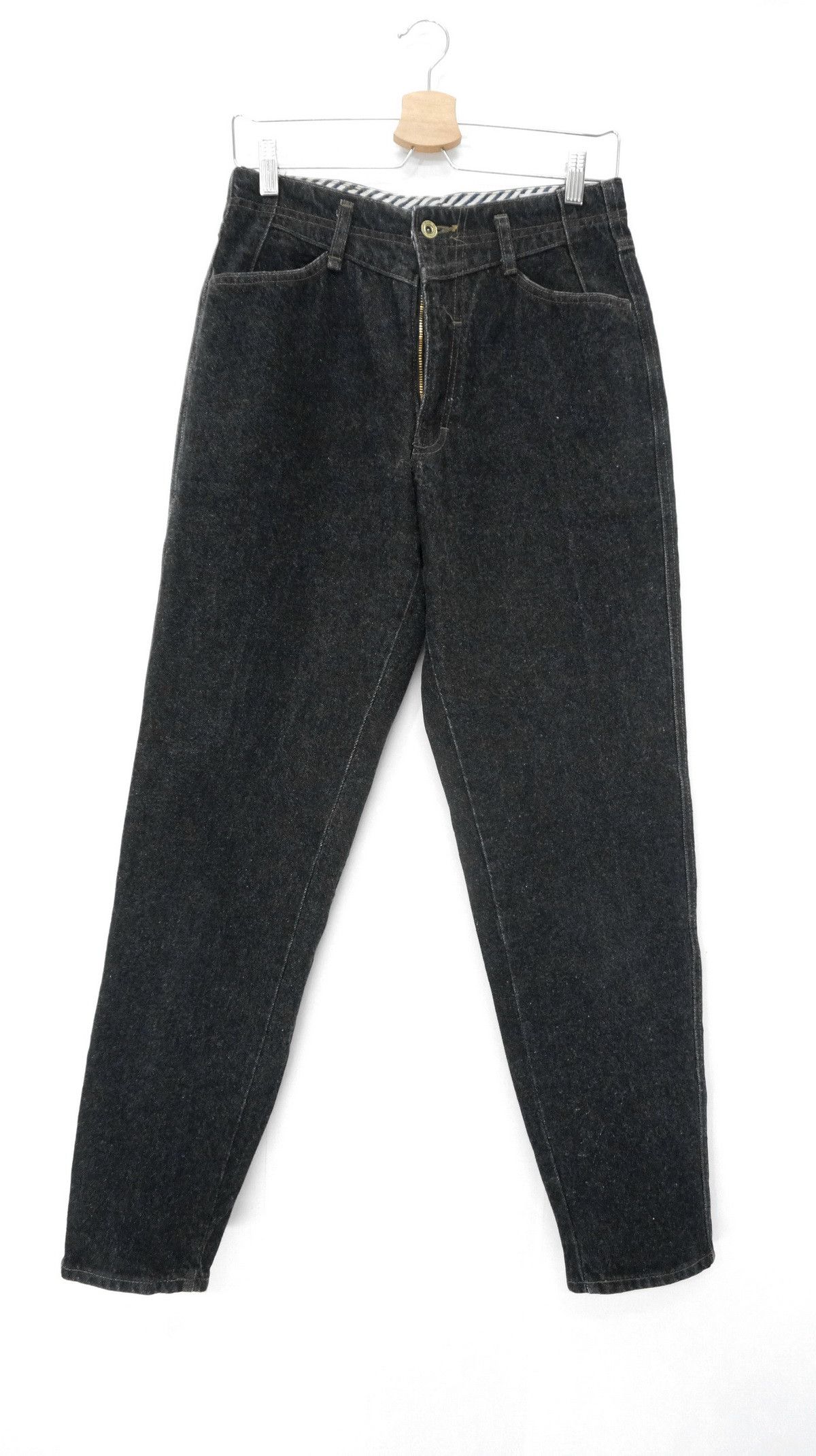 Big John Rare BIG JOHN SPANA 90s Black Tapered Jeans Size US 30 / EU 46 - 3 Thumbnail