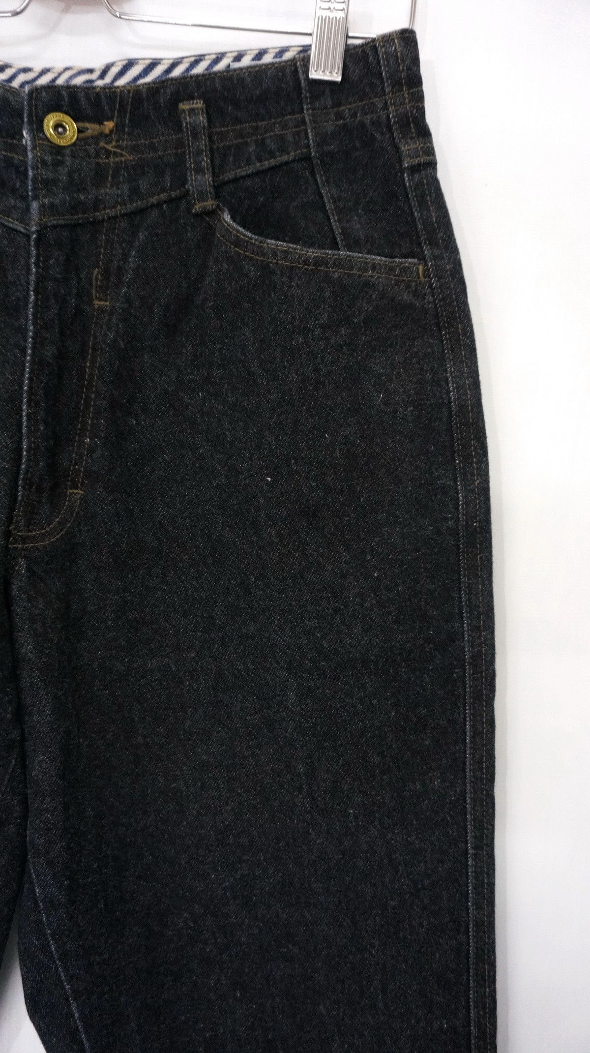 Big John Rare BIG JOHN SPANA 90s Black Tapered Jeans Size US 30 / EU 46 - 6 Thumbnail