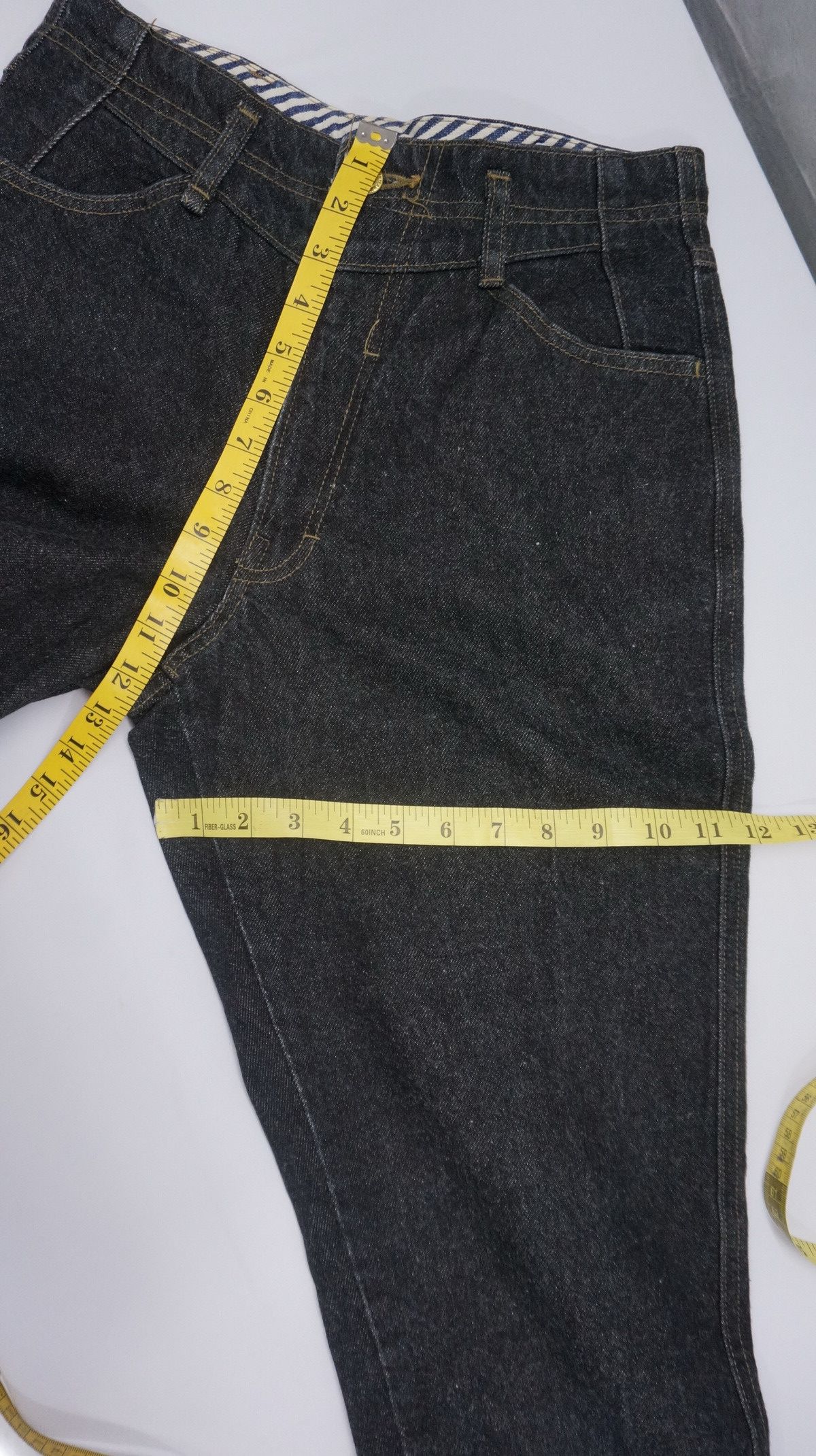 Big John Rare BIG JOHN SPANA 90s Black Tapered Jeans Size US 30 / EU 46 - 17 Thumbnail