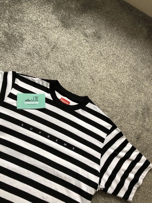 Supreme BAR STRIPE T SHIRT | Grailed