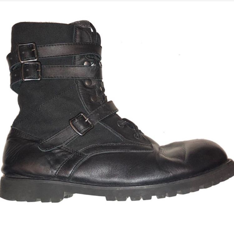 Number (N)ine Number Nine Combat Boots RARE | Grailed