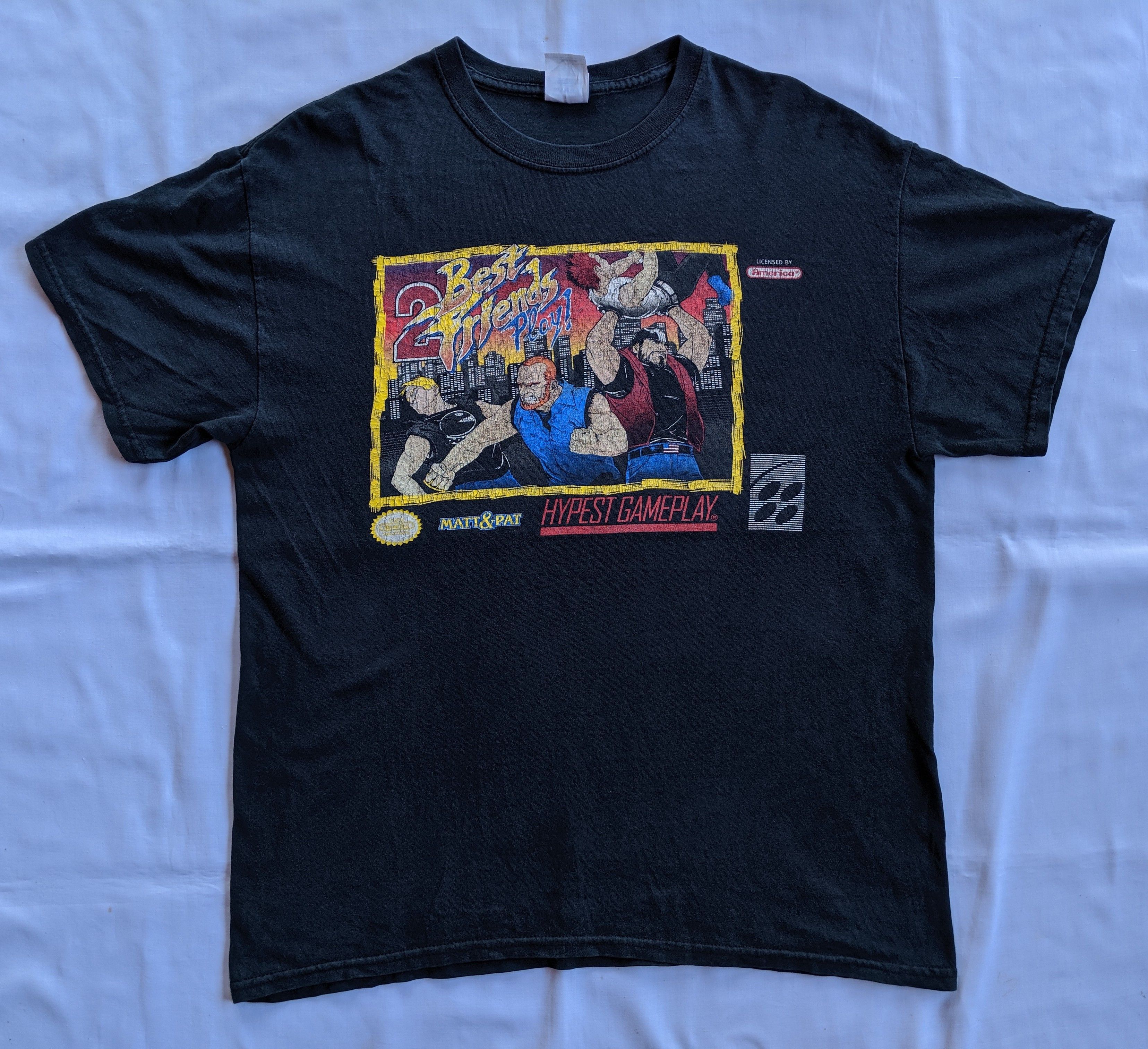 Gildan × Nintendo × Vintage Vintage Nintendo games 2 Best Friend printed logo Size US M / EU 48-50 / 2 - 2 Thumbnail
