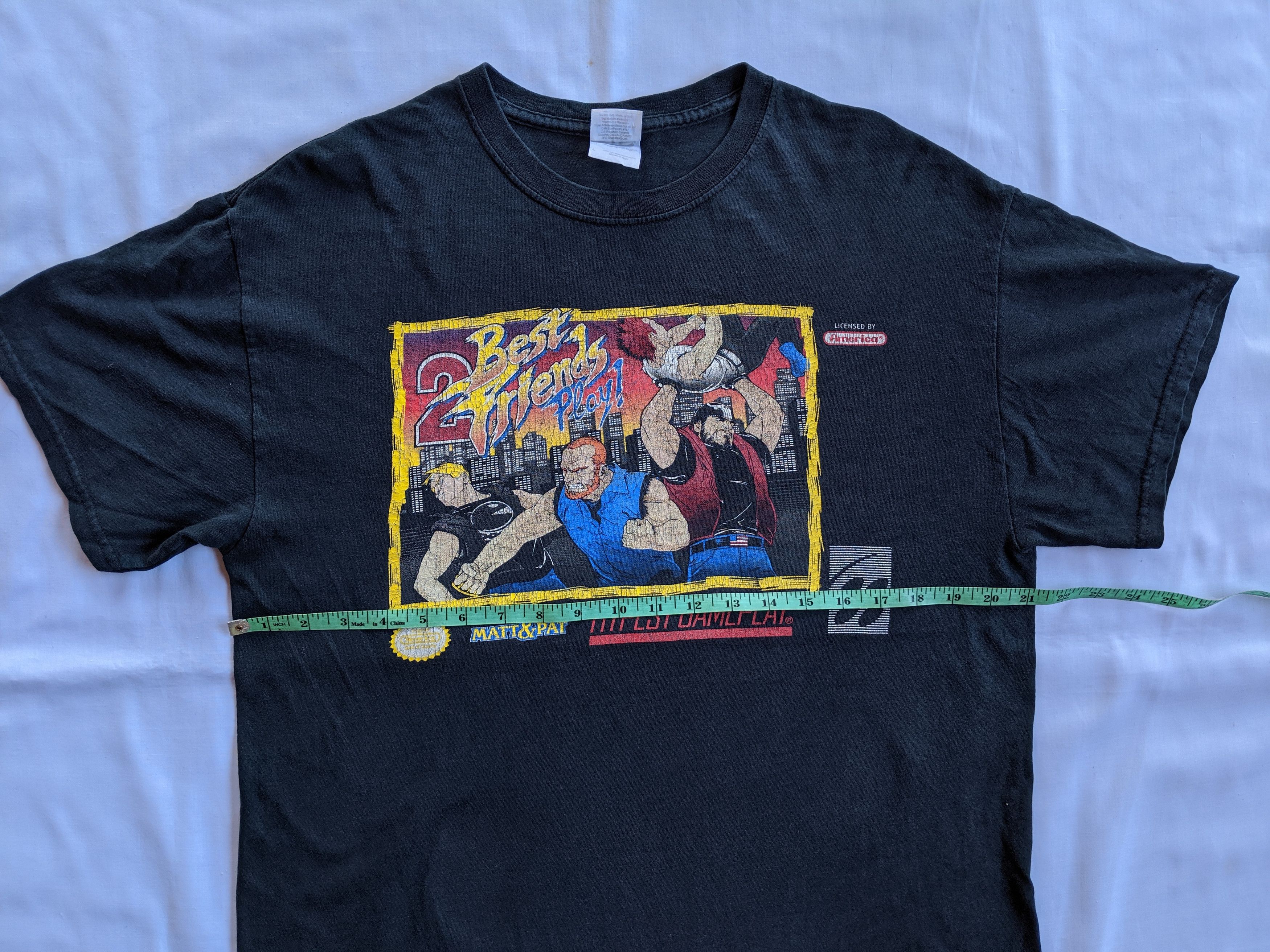 Gildan × Nintendo × Vintage Vintage Nintendo games 2 Best Friend printed logo Size US M / EU 48-50 / 2 - 5 Thumbnail