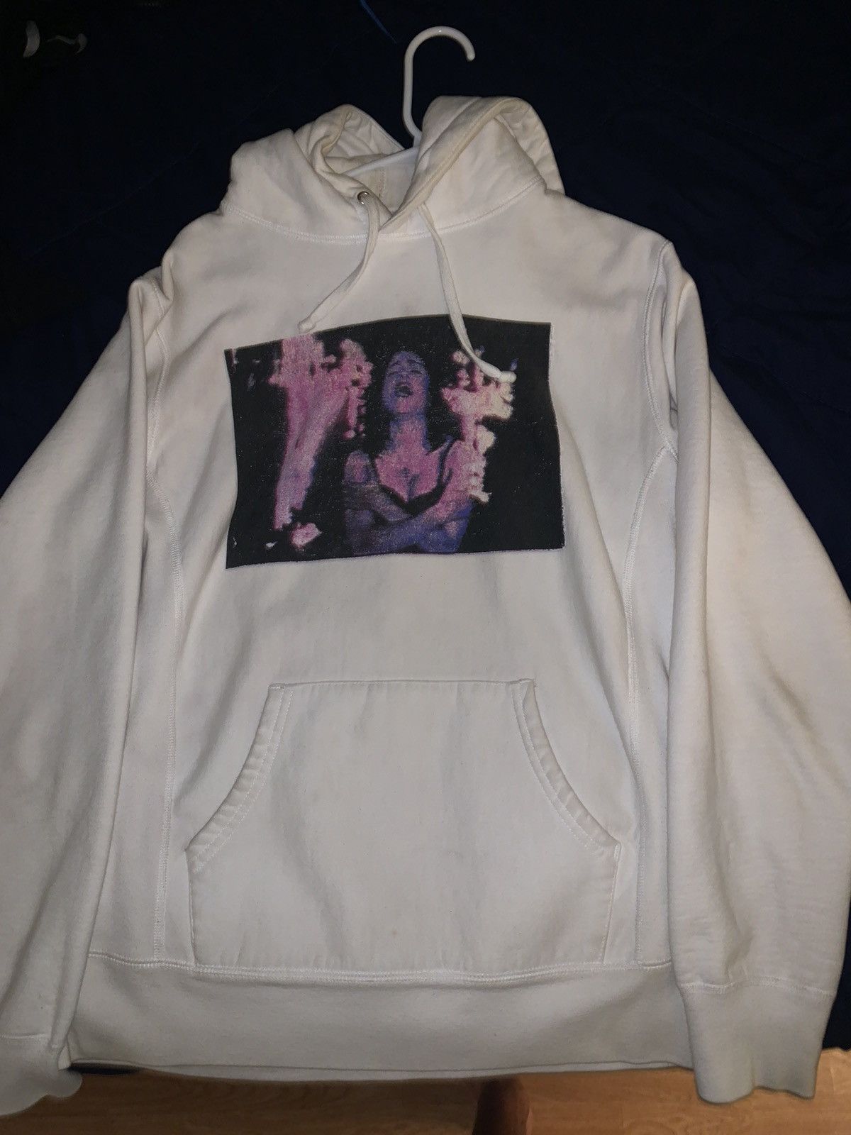 Supreme burning 2024 crosses hoodie