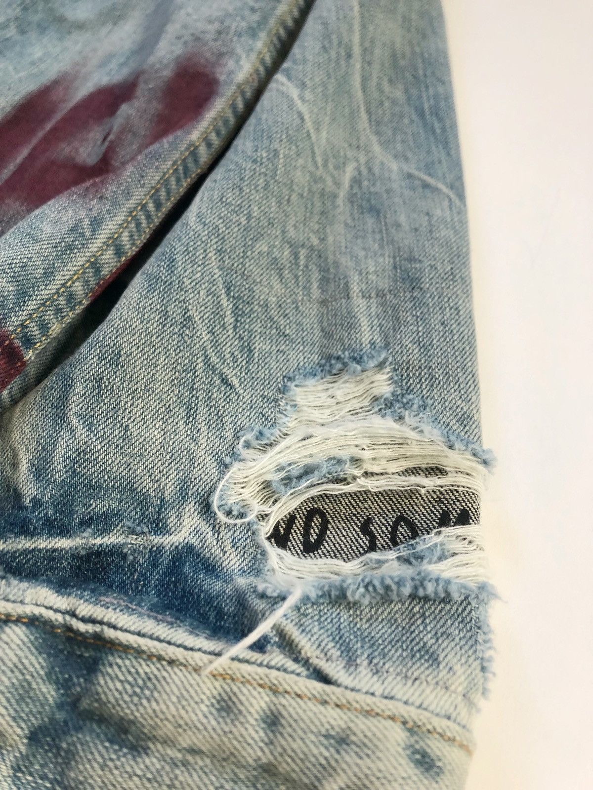 Warren Lotas 2500$ SS18 Beatiful Women Oversized Distressed Denim Jacket Size US XL / EU 56 / 4 - 4 Thumbnail