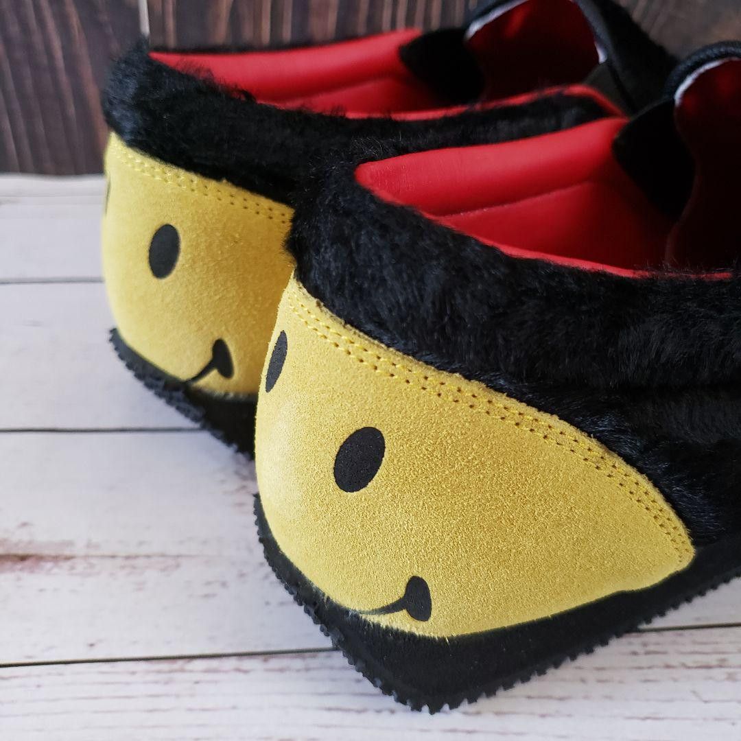 ショップレビュー ランキング Slip Smiley Heel MILAN Kapital Kapital On 3 Black Shoes Fur 靴