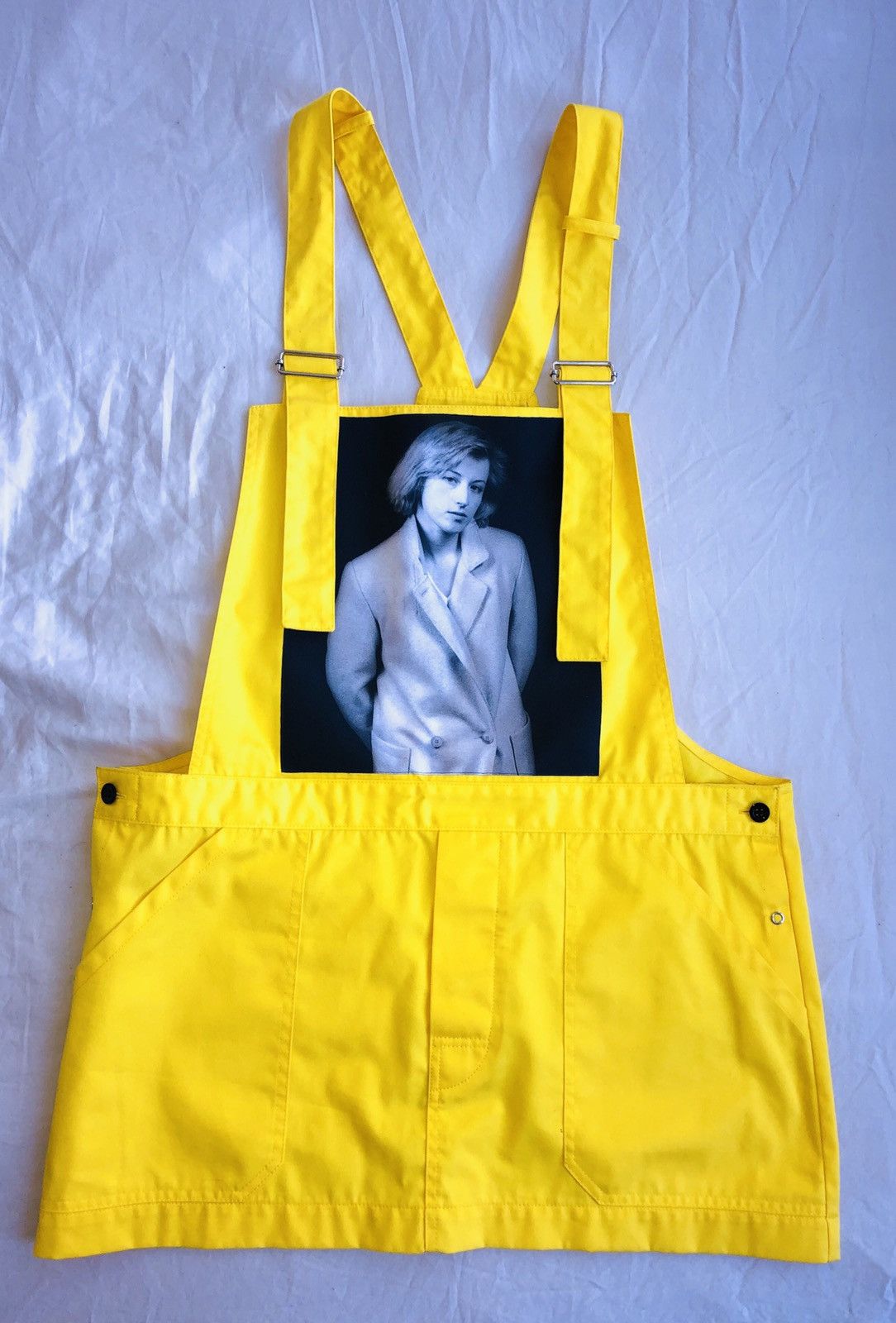 image of Raf Simons Robert Mapplethorpe/cindy Sherman Overall Vest Top in Yellow, Men's (Size Small)