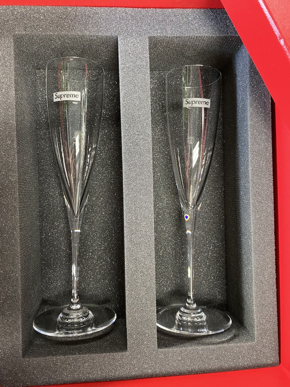 Supreme Supreme Baccarat Dom Perignon Flute Set | Grailed