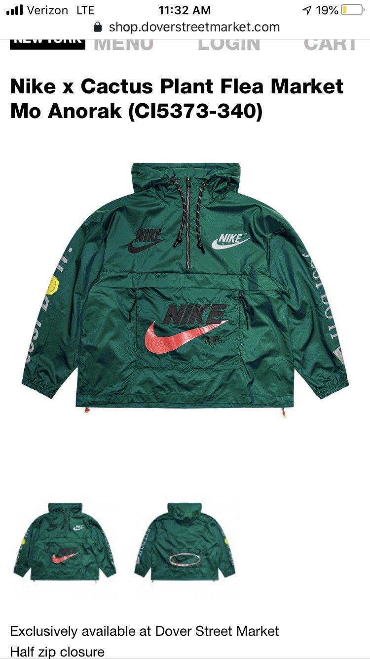 Nike Nike CPFM Anorak Jacket - Medium | Grailed