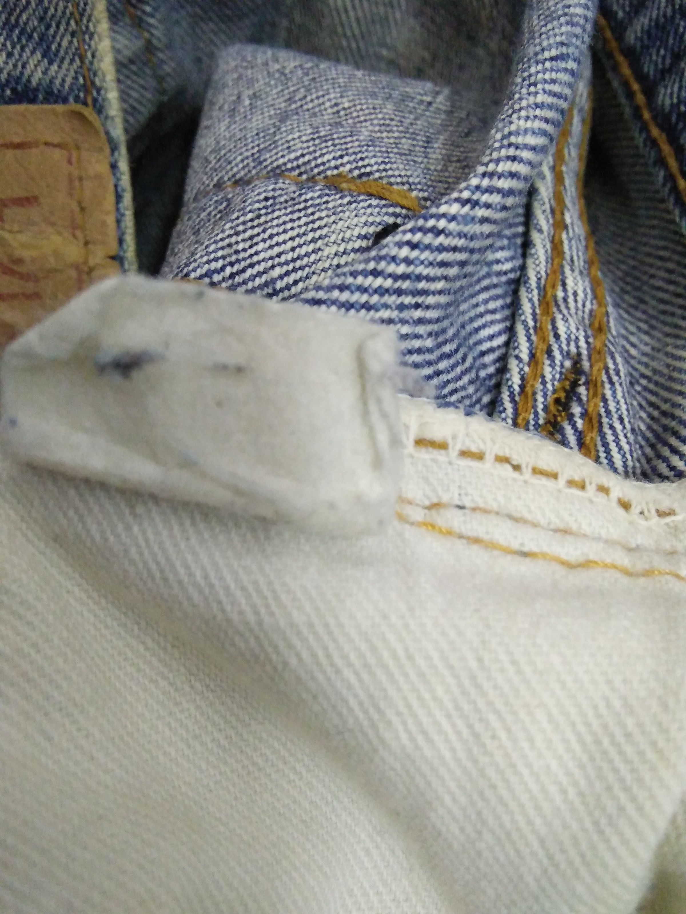 Levi's × Vintage 70s LEVIS 501 SELVEDGE SINGLE STITCH #6 (A648) Size US 28 / EU 44 - 8 Thumbnail