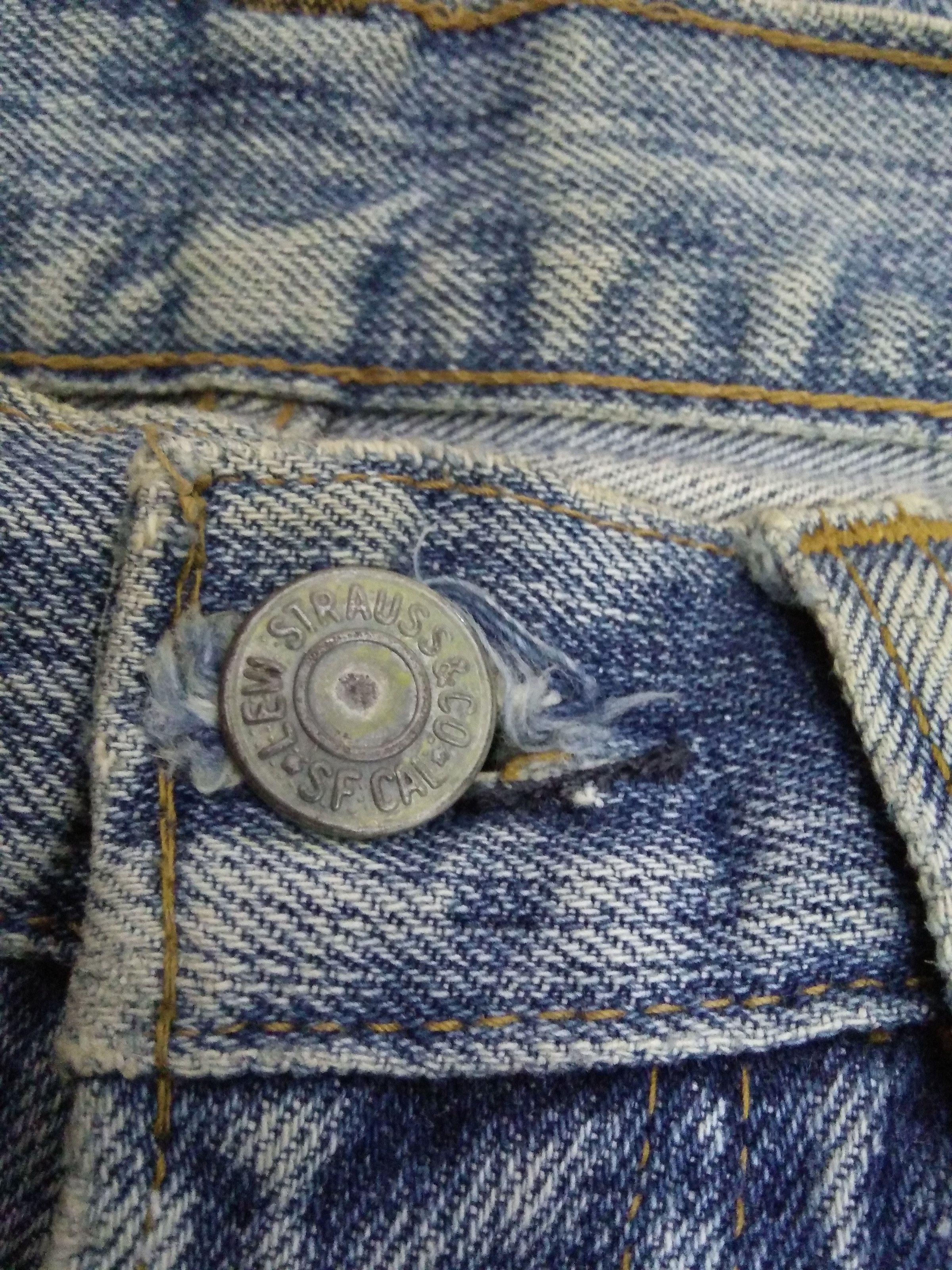 Levi's × Vintage 70s LEVIS 501 SELVEDGE SINGLE STITCH #6 (A648) Size US 28 / EU 44 - 11 Thumbnail