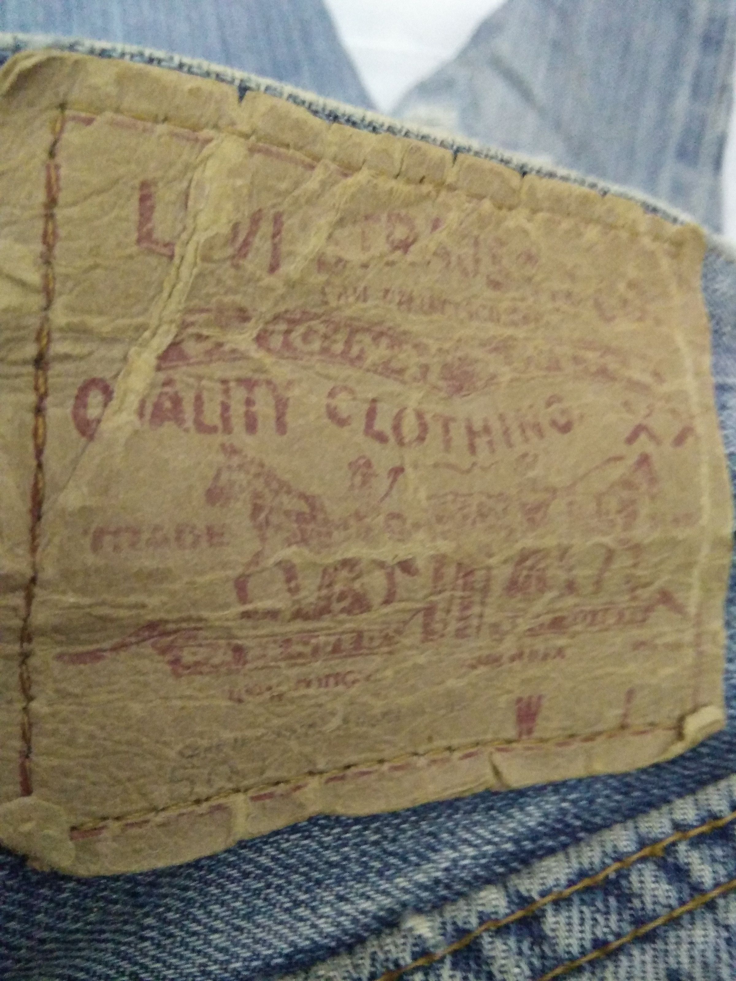 Levi's × Vintage 70s LEVIS 501 SELVEDGE SINGLE STITCH #6 (A648) Size US 28 / EU 44 - 6 Thumbnail