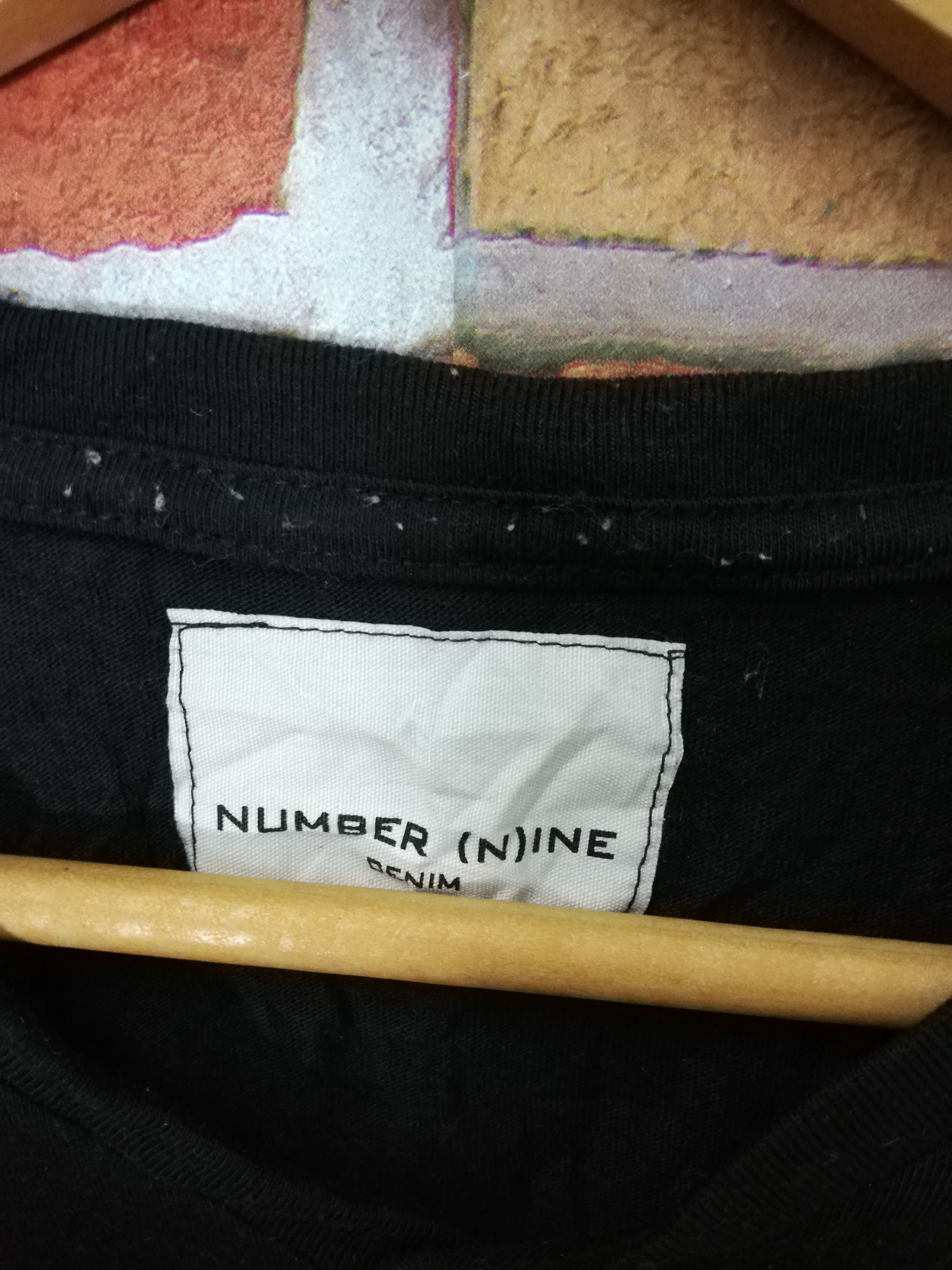 Number (N)ine NUMBER NINE PLAIN BLACK SHIRT | Grailed