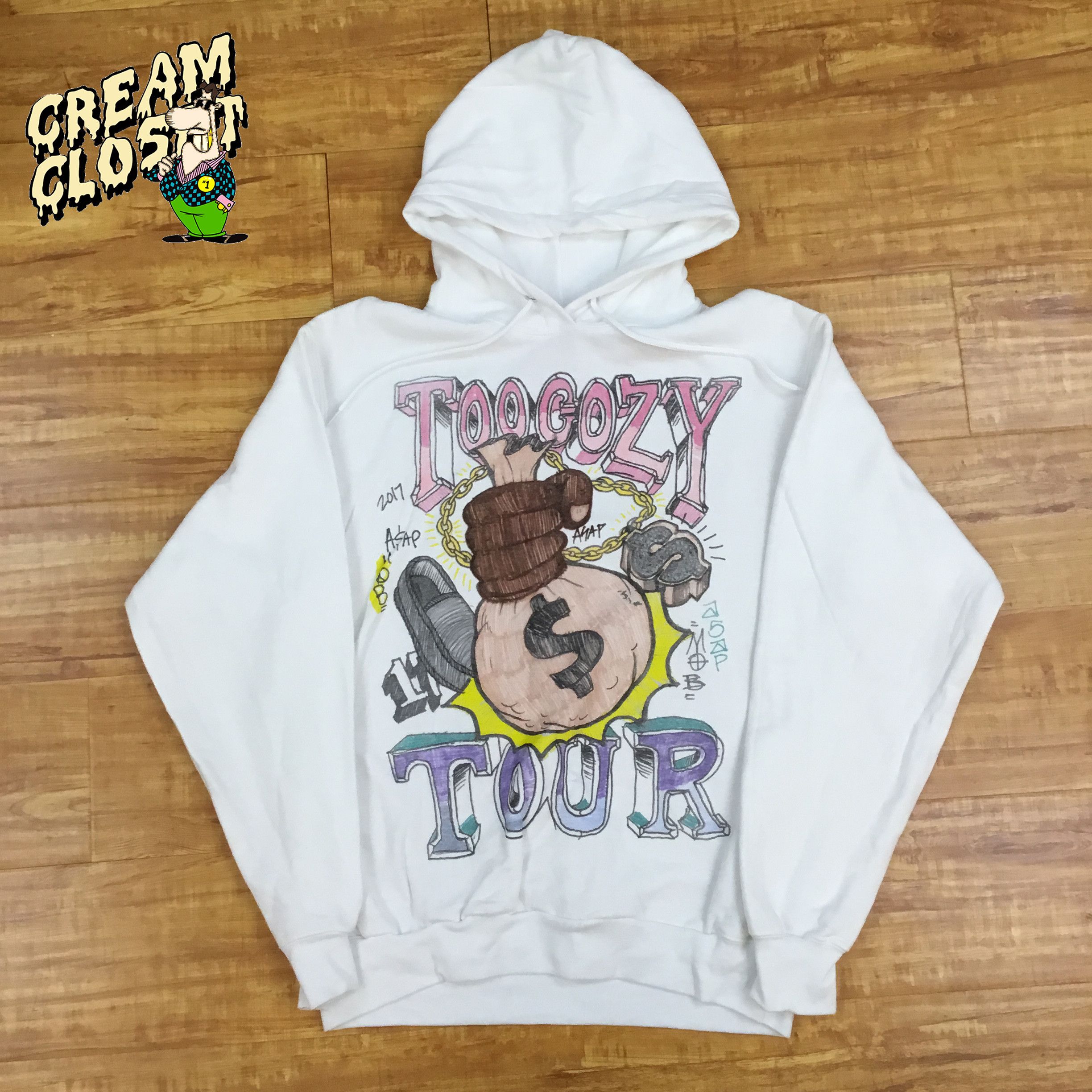 Asap Rocky A AP MOB AWGE TOO COZY TOUR MERCH MONEY BAG DRAWING Grailed