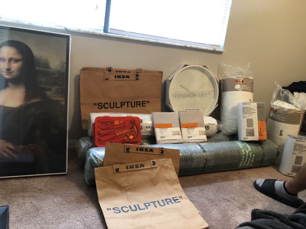 Ikea × Off-White × Virgil Abloh IKEA x Virgil Abloh receipt rug | Grailed