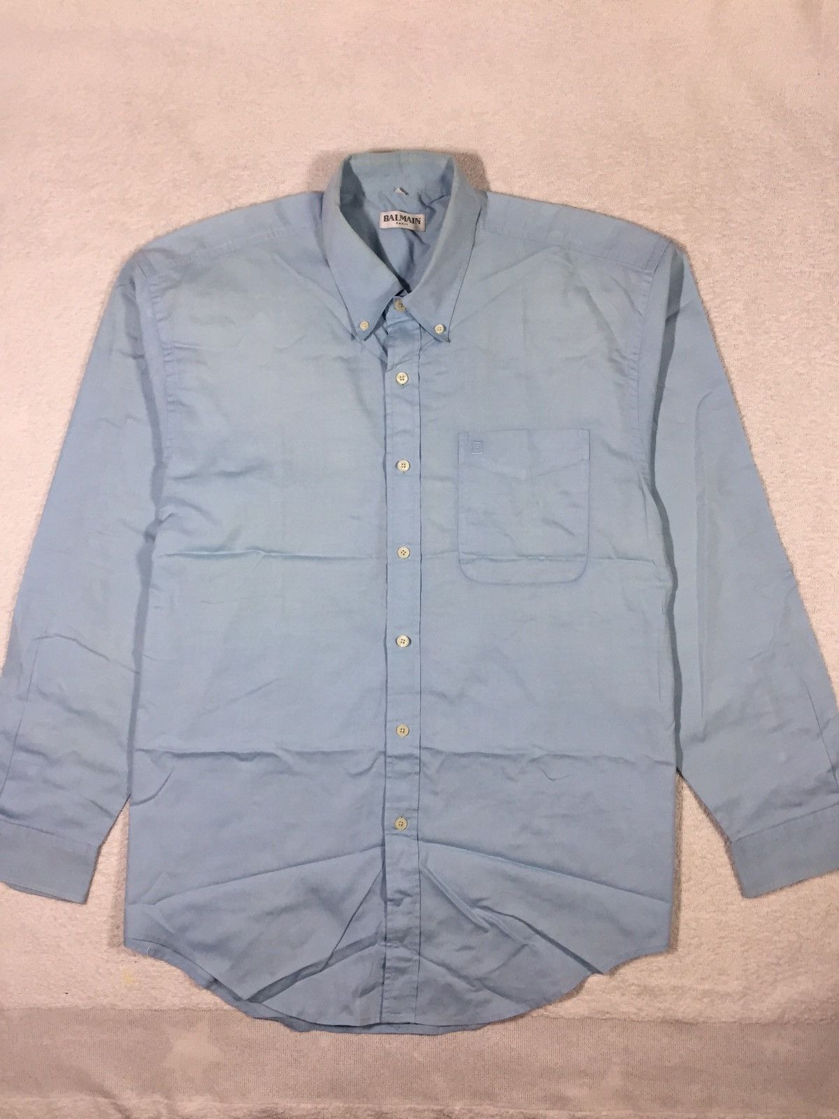 Balmain button down long sleeve shirt Paris