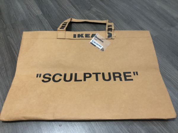 ikea x virgil abloh sculpture bag