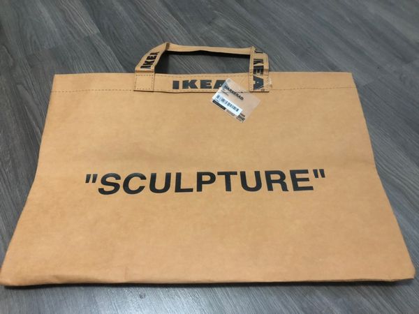 Ikea Virgil Abloh x Ikea MARKERAD “sculpture” shopping bag