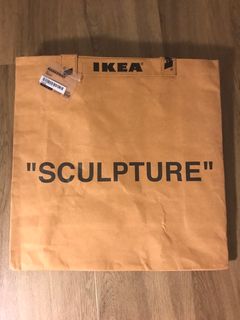 IKEA X VIRGIL ABLOH OFF WHITE “SCULPTURE” MEDIUM BAG LIMITED EDITION ART