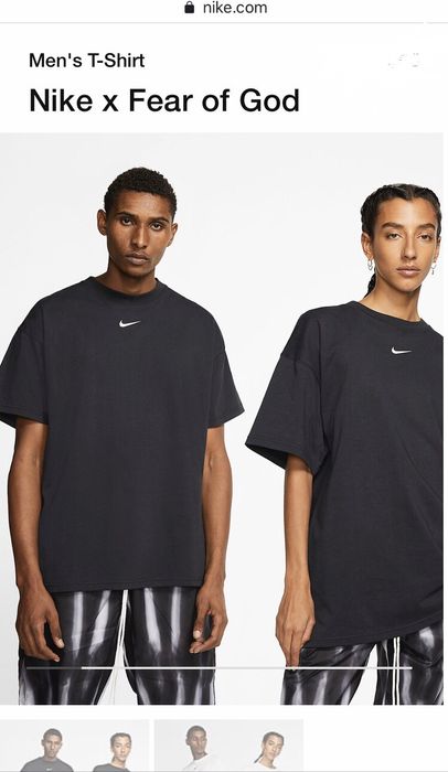 Air fear of god deals shirt