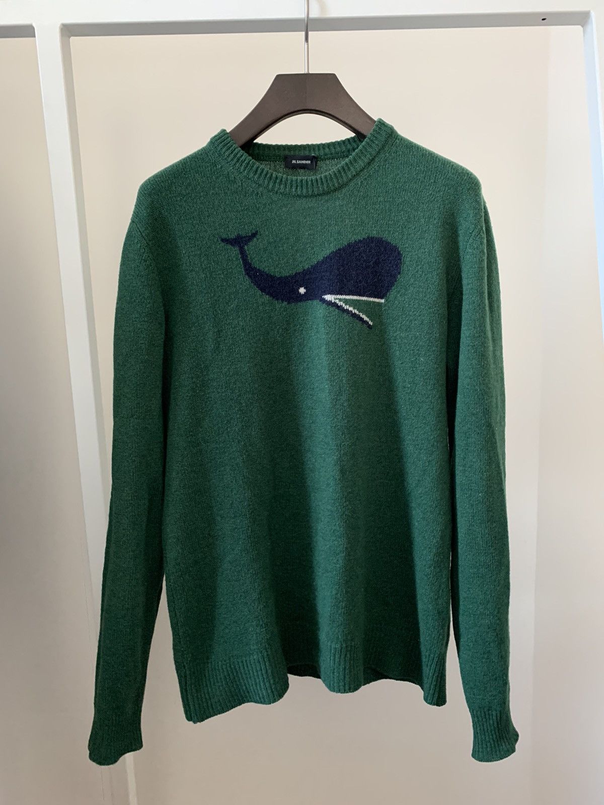 超特価激安の商品をすべて Raf × Sander Jil Simons Whale Intarsia Green AW12 Sander Jil トップス