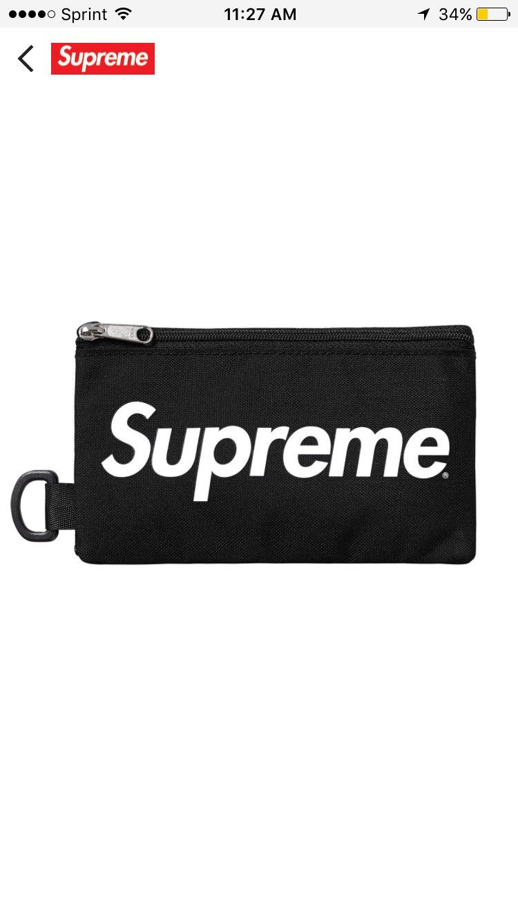 Supreme phone pouch on sale