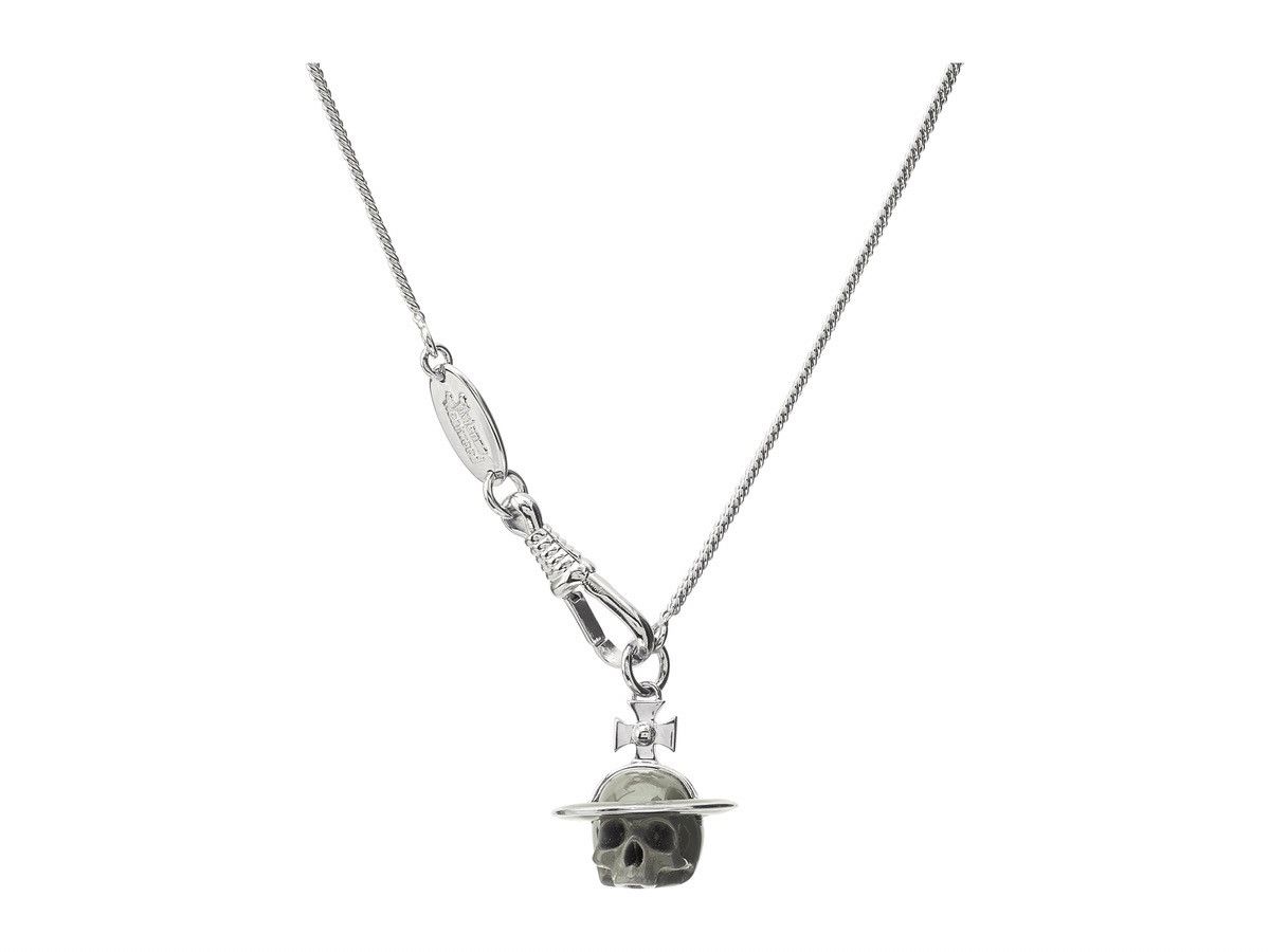 Vivienne Westwood Vivienne Westwood Otho orb skull necklace (grey 