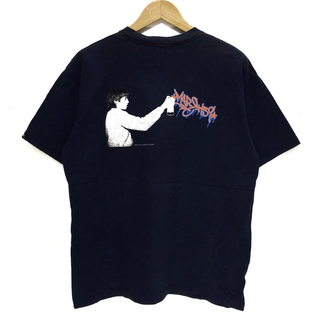 Stussy Rare STUSSY x Henry Chalfant Custom Made Graffiti Tee Shirt ...