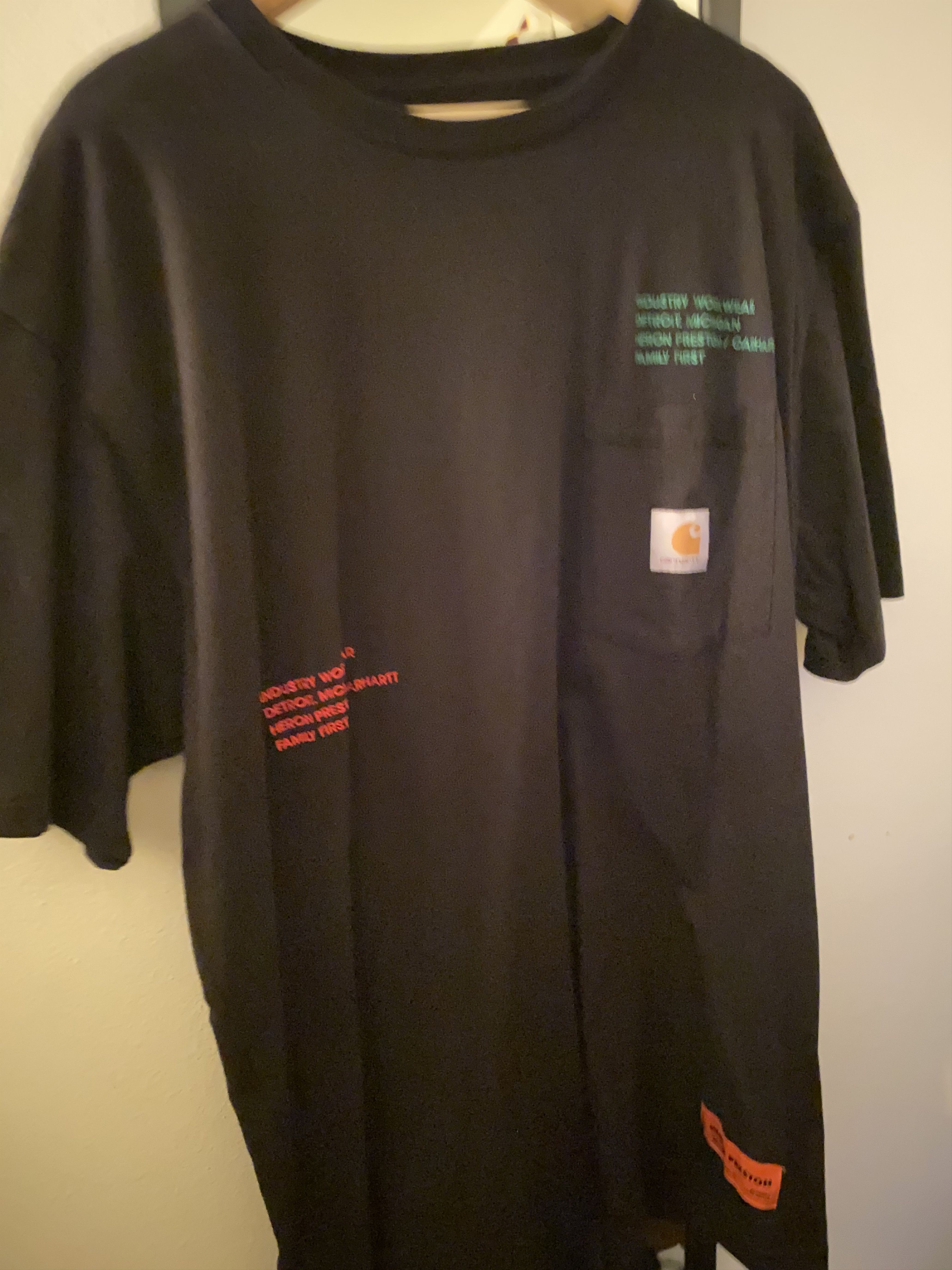 Carhartt × Heron Preston Heron Preston x Carhartt Black tee Size US XL / EU 56 / 4 - 1 Thumbnail