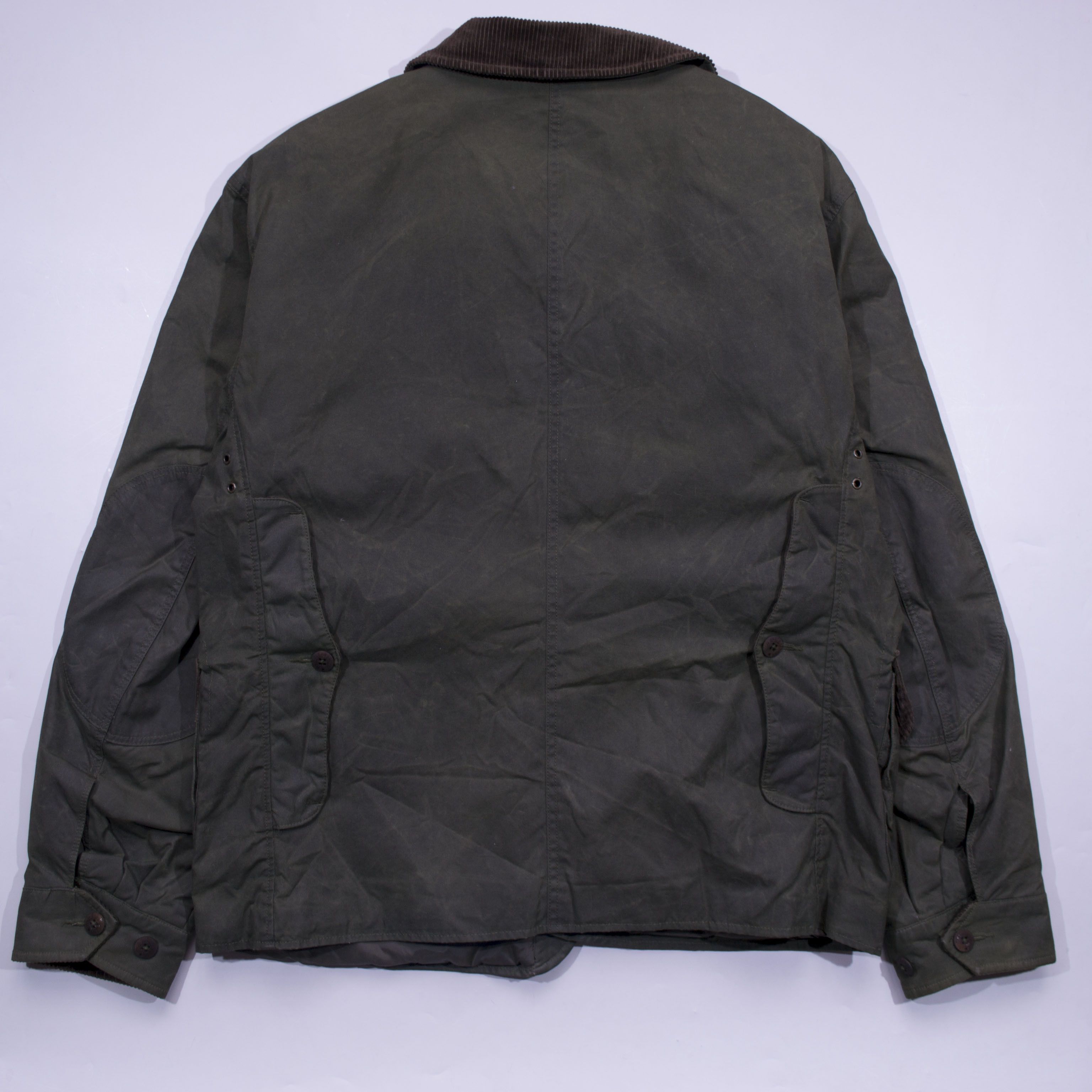 Special Price: Ralph Lauren POLO by Ralph Lauren Waxed Cotton Oiled Jacket, Men's Size XXL cotton Khaki type Vintage Second Hand