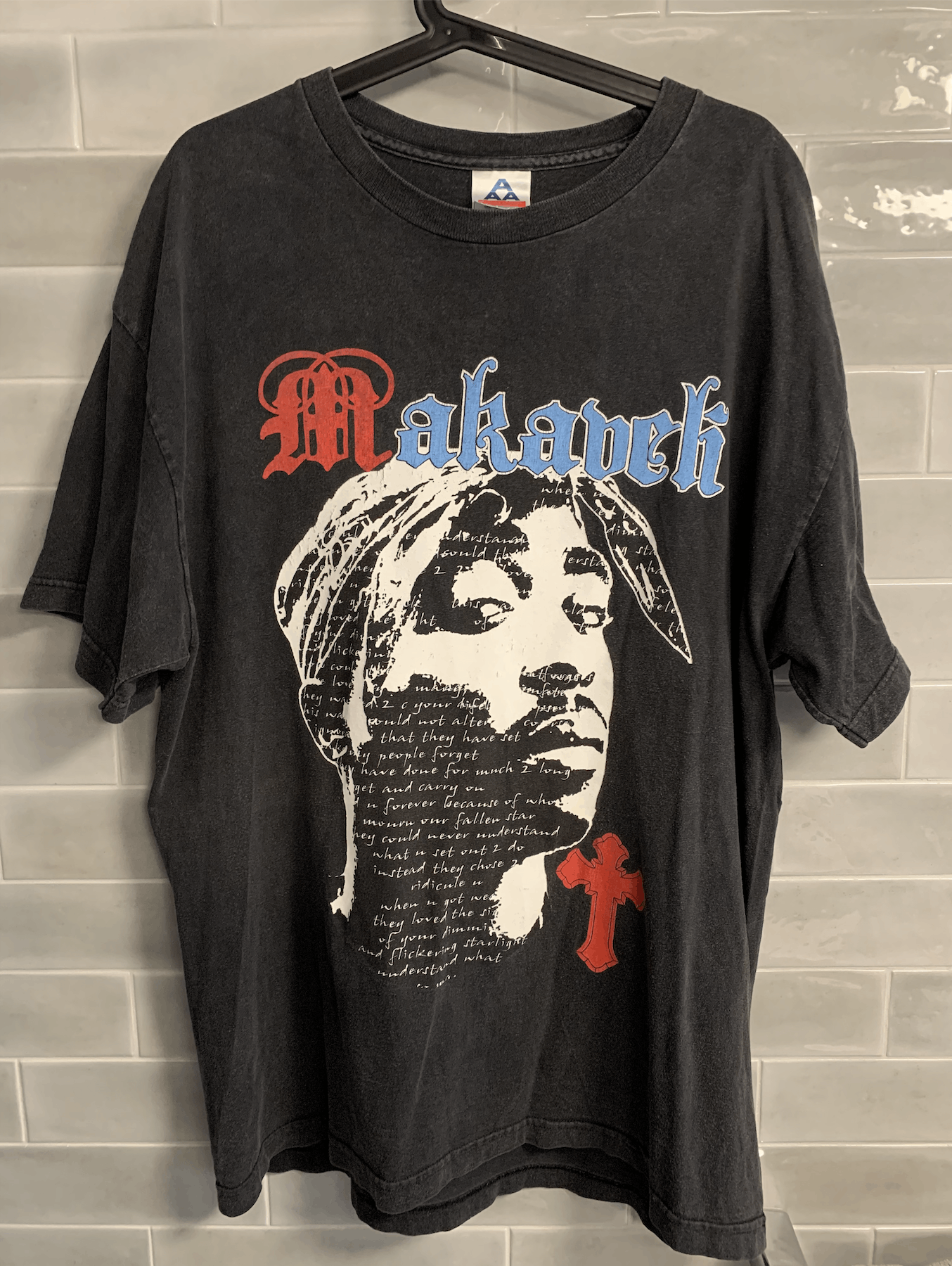 MAKAVELZY☆２Pac ☆確実本物200体限定品152☆プラスチックセル Tultex × Vintage Tupac Makaveli Against All Odds Tee sz XL | Grailed