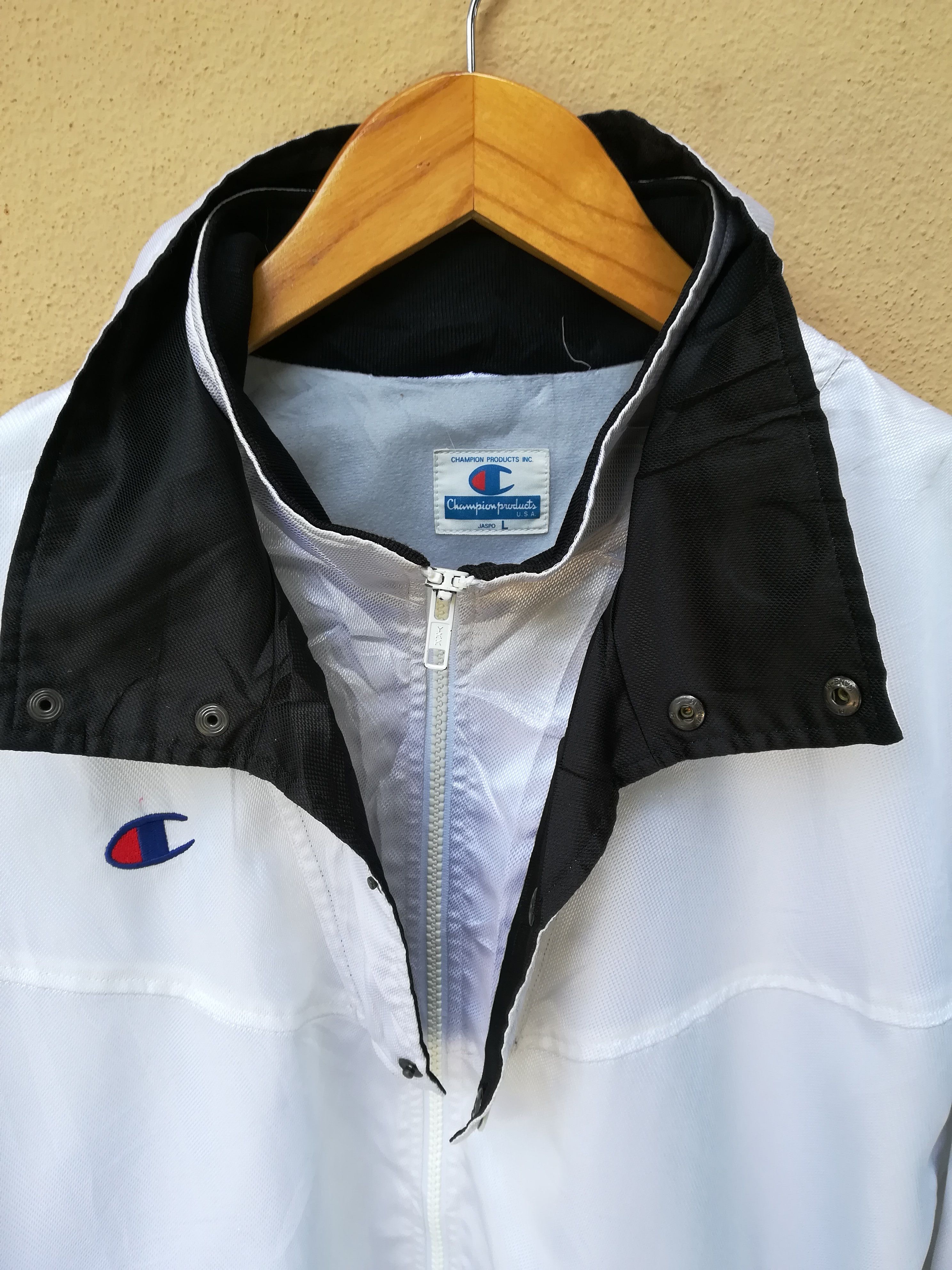 Champion × Vintage Vintage champion windbreaker Size US L / EU 52-54 / 3 - 2 Thumbnail