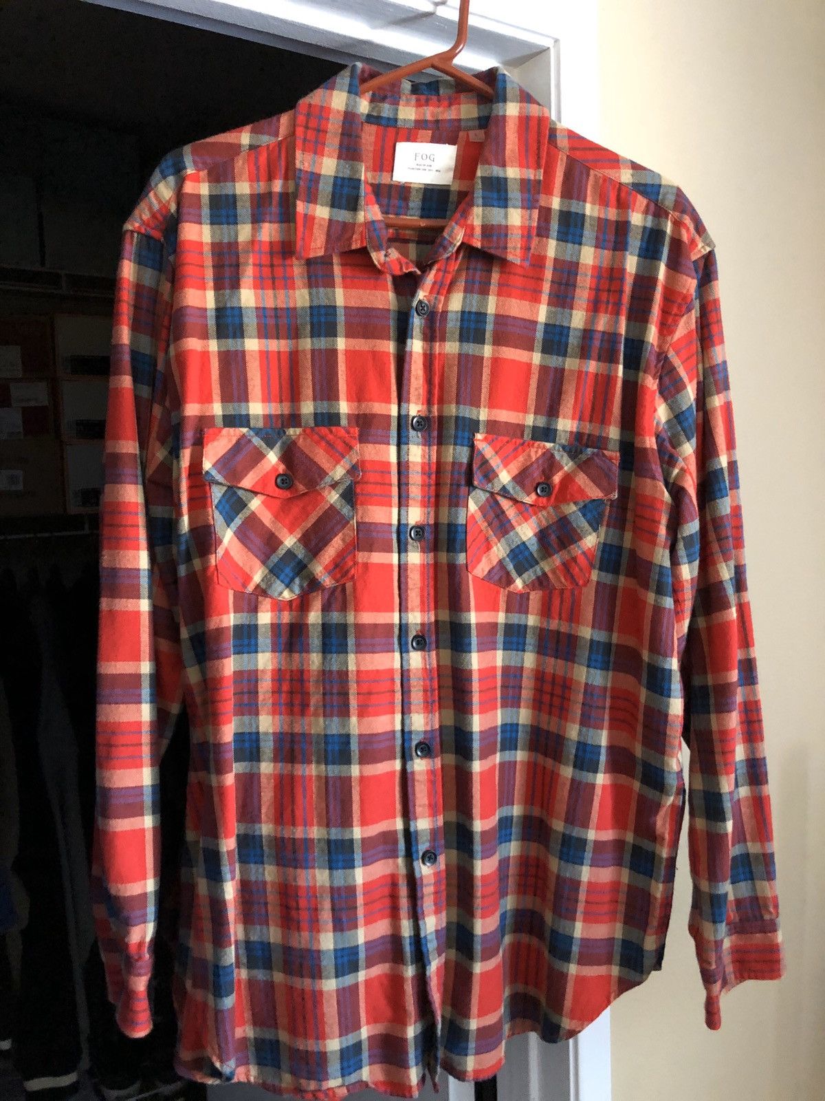 Pacsun FOG Collection One Red Flannel | Grailed