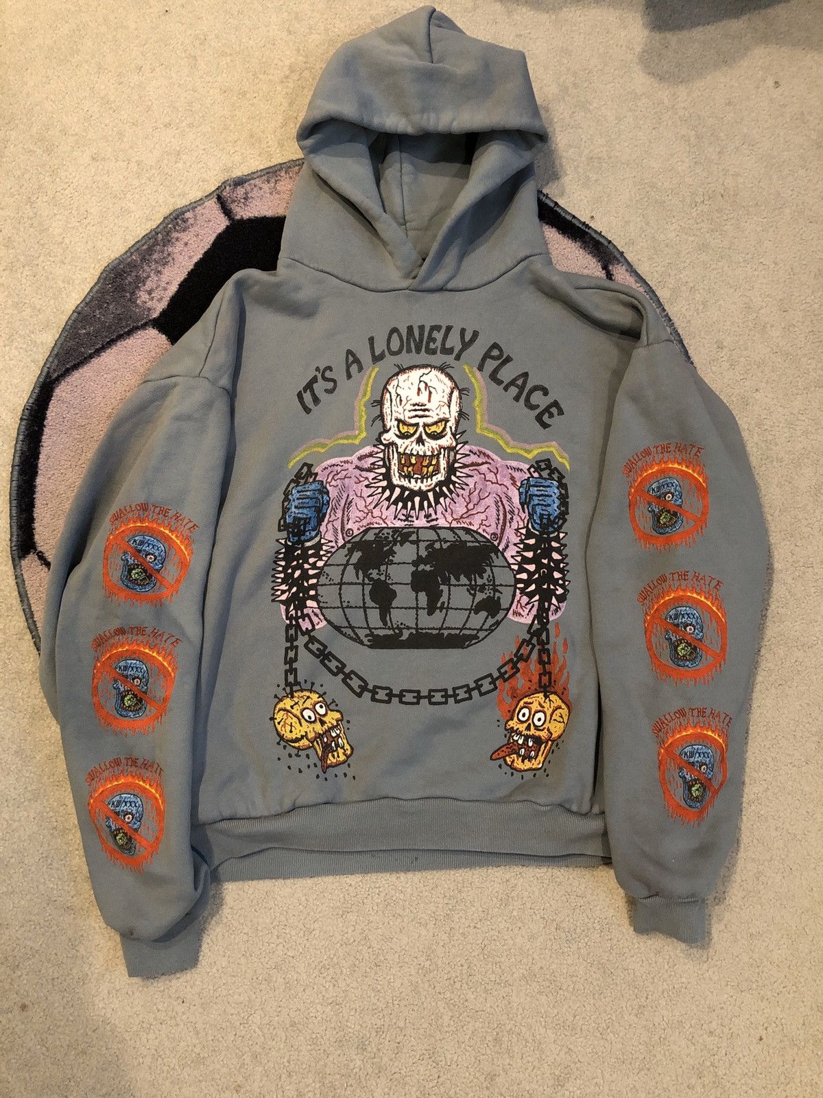 Kanye West Xxx Tentacion x Yeezy It's a Lonely Place Hoodie | Grailed