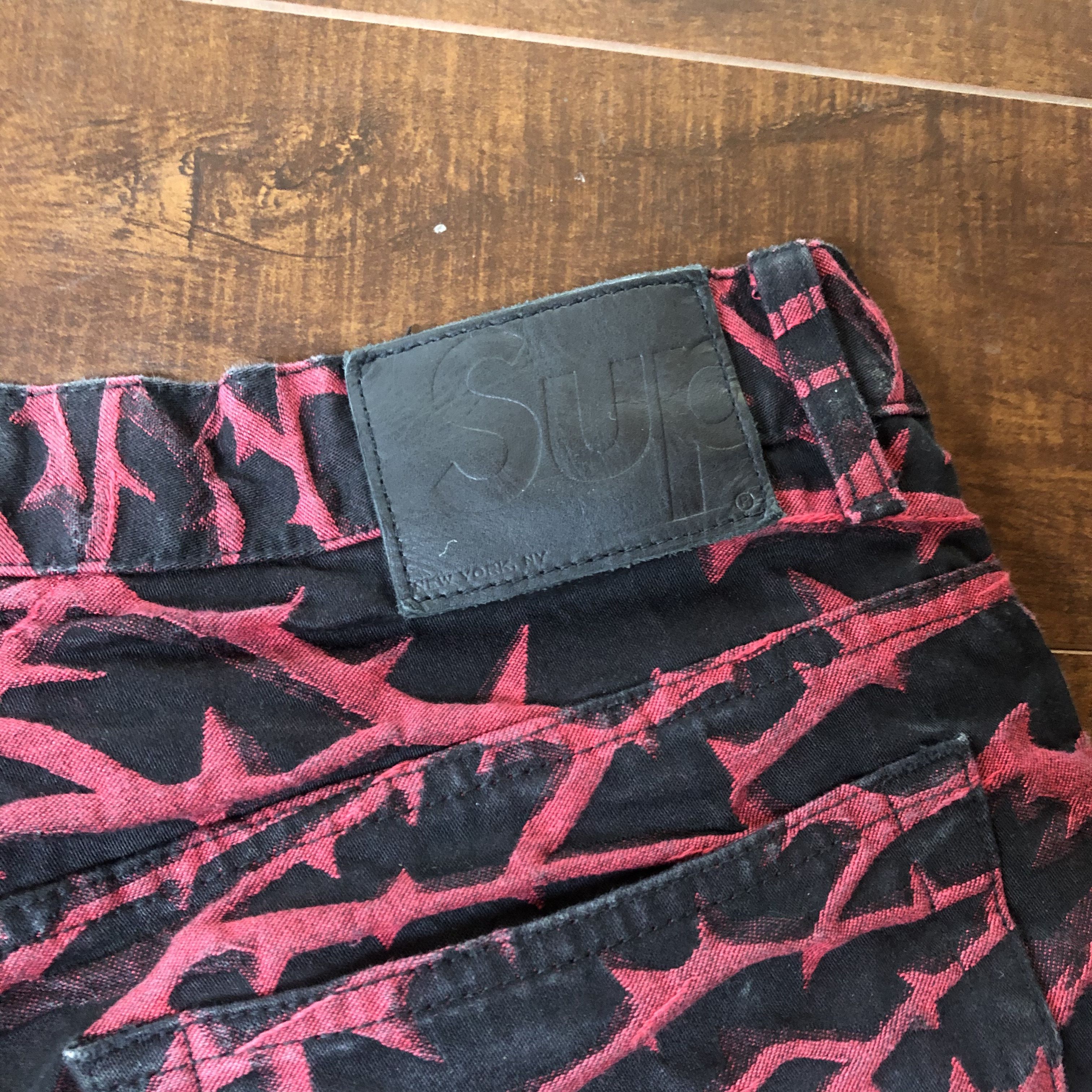 Supreme barbed wire pants clearance