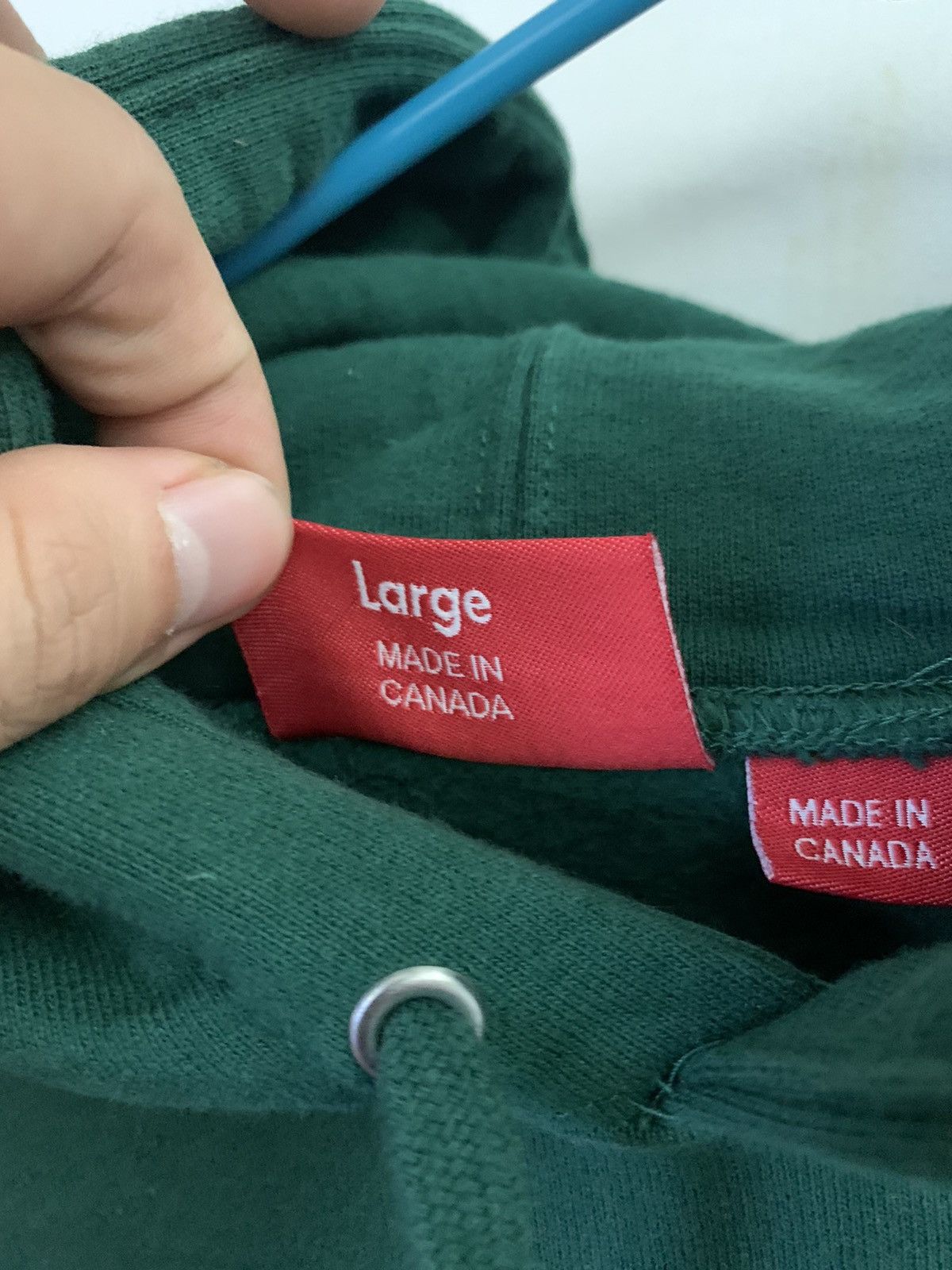Supreme Supreme Dark Green Cat in the Hat Hooded Sweatshirt sz L Size US L / EU 52-54 / 3 - 3 Thumbnail