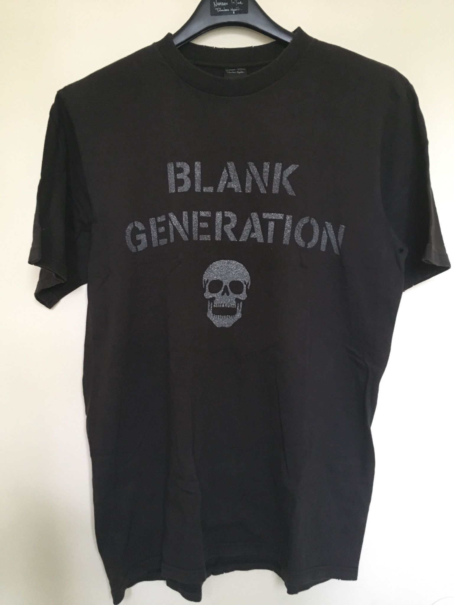Number (N)ine Number Nine 2004 Blank Generation skull T