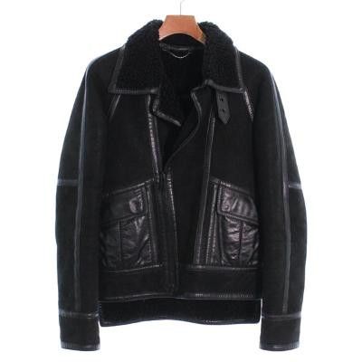 Balenciaga Jacket Black Sheepskin leather blouson zip up | Grailed