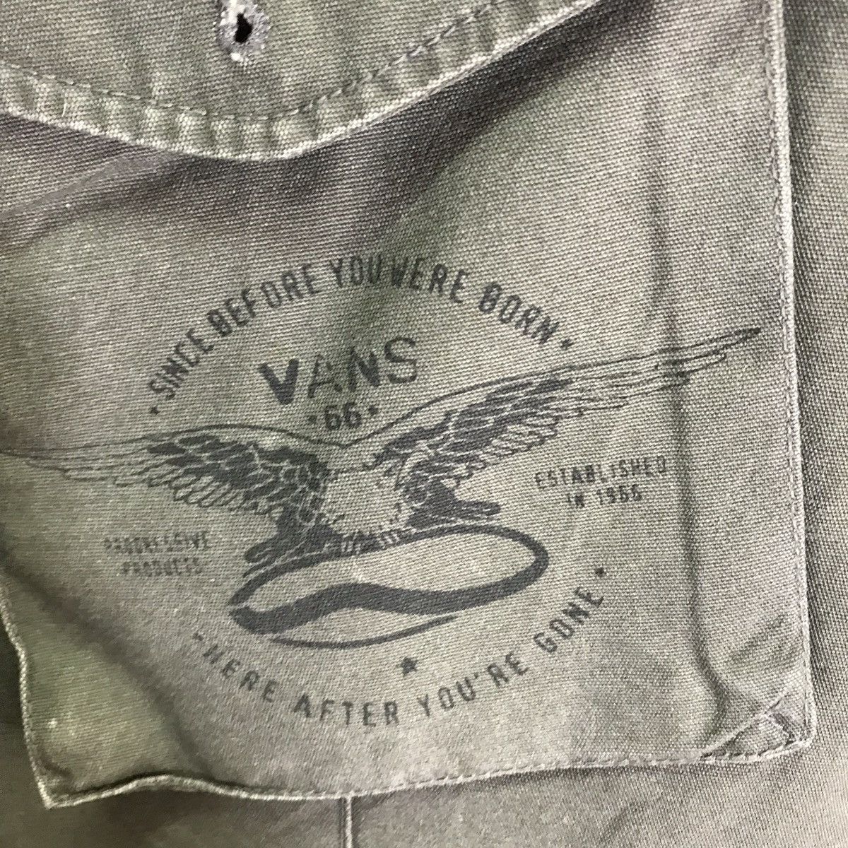 Vans Vans Green Army Style Puffer Parkas Jackets Size US M / EU 48-50 / 2 - 10 Thumbnail