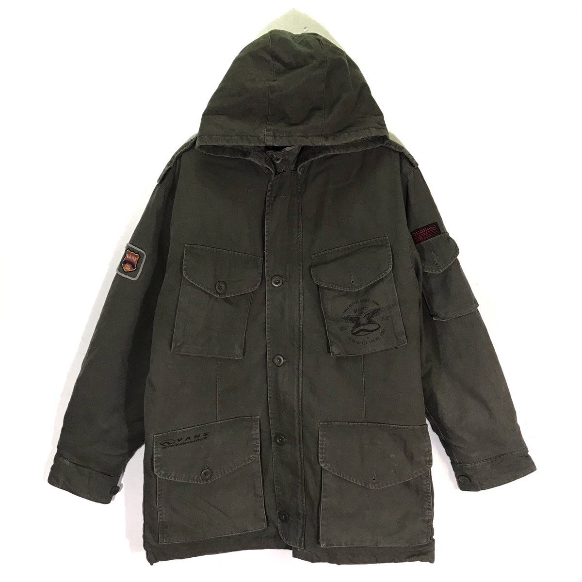 Vans Vans Green Army Style Puffer Parkas Jackets Size US M / EU 48-50 / 2 - 2 Thumbnail
