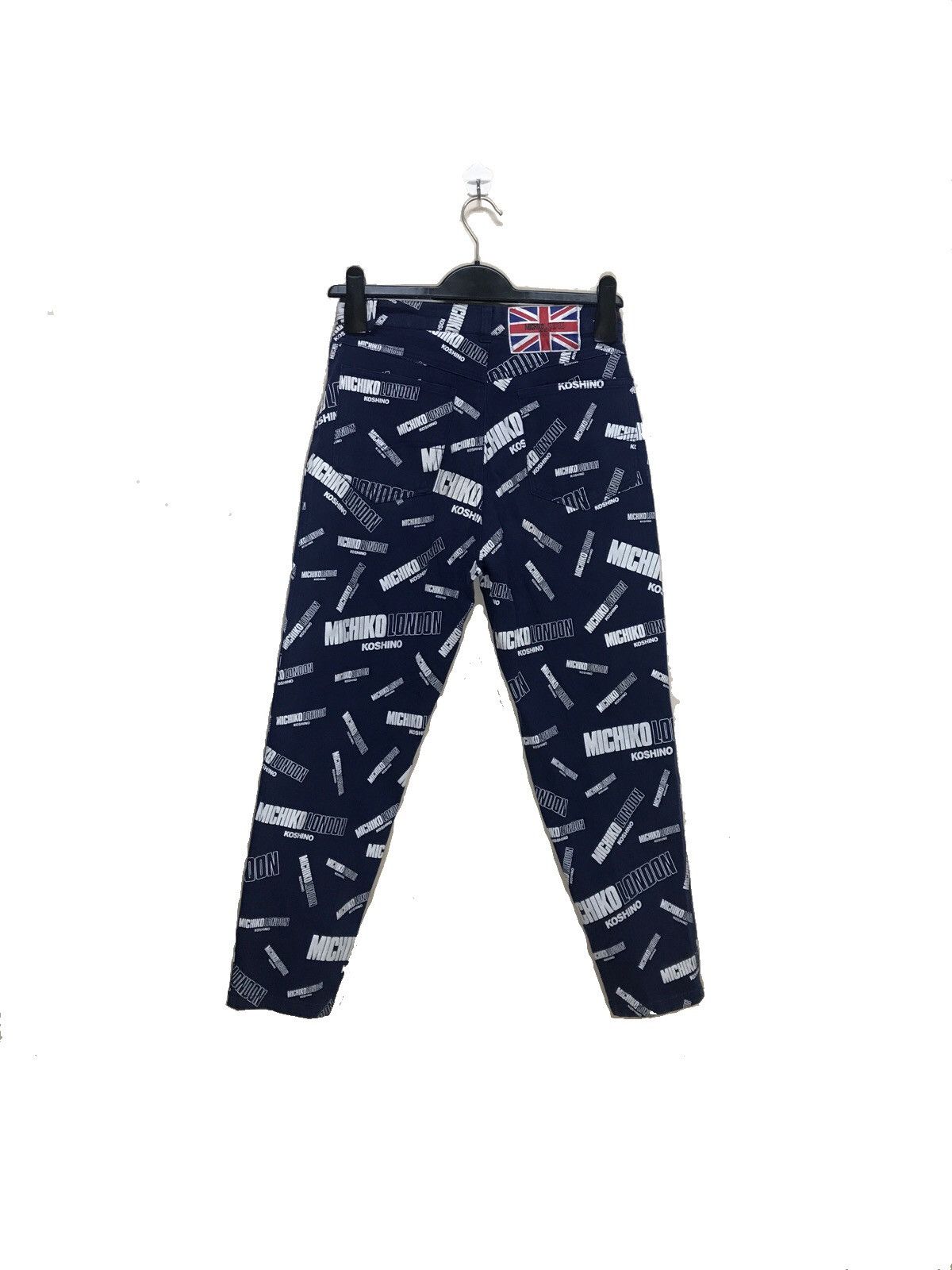 Michiko Koshino London Over PRINT SPELL OUT CASUAL PANTS SWAG RARE Size US 28 / EU 44 - 2 Thumbnail