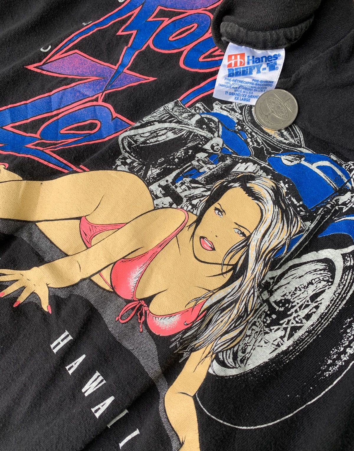 Vintage Vintage 90s Rock Za Club Honolulu Hawaii Sexy Bikini Girl | Grailed