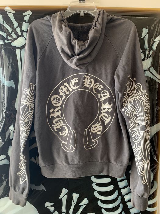 Chrome Hearts Chrome Hearts Zip Up Hoodie Grailed