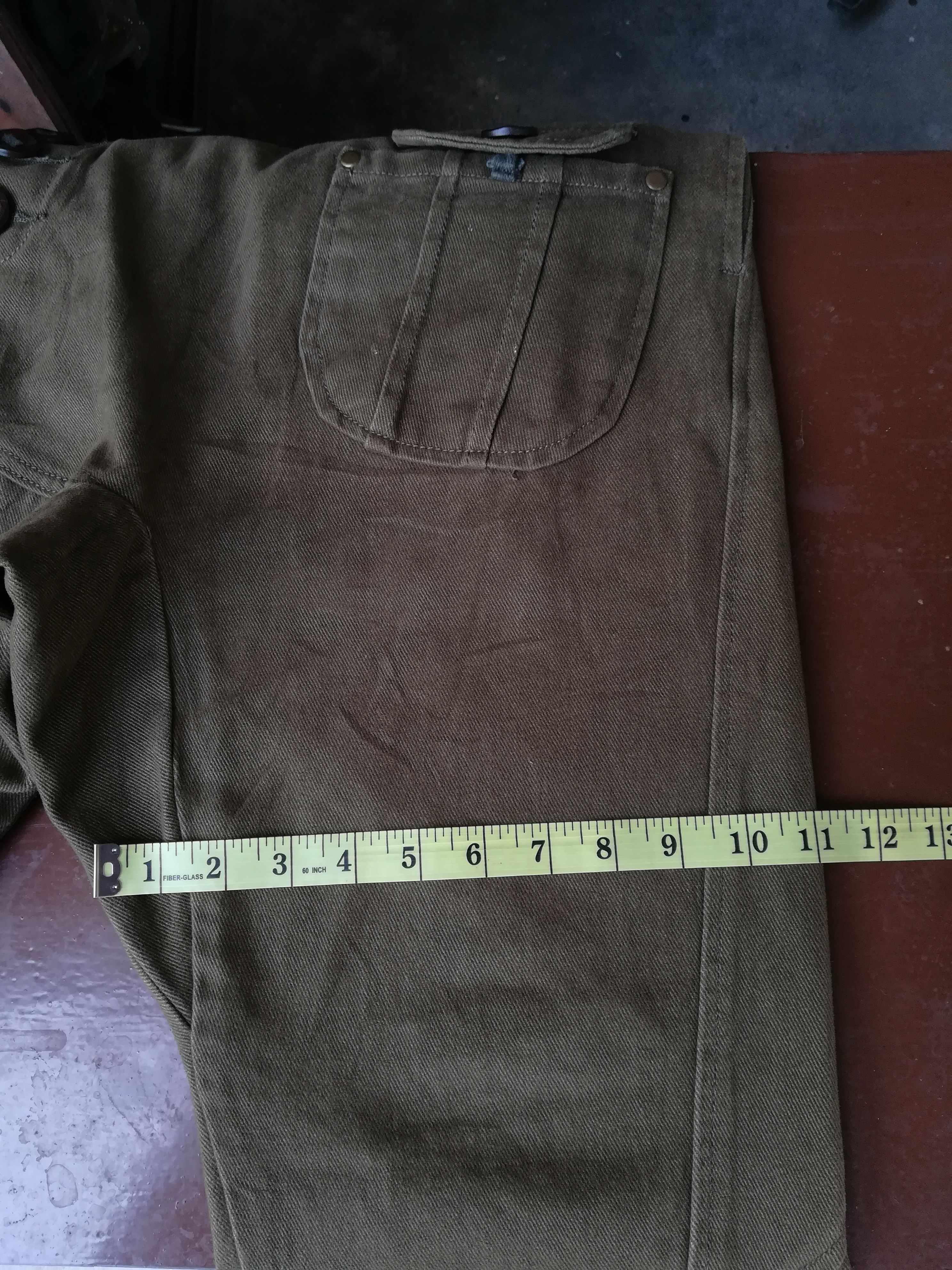 Designer Rare Design Big Button Cargo Pants Size US 34 / EU 50 - 10 Thumbnail
