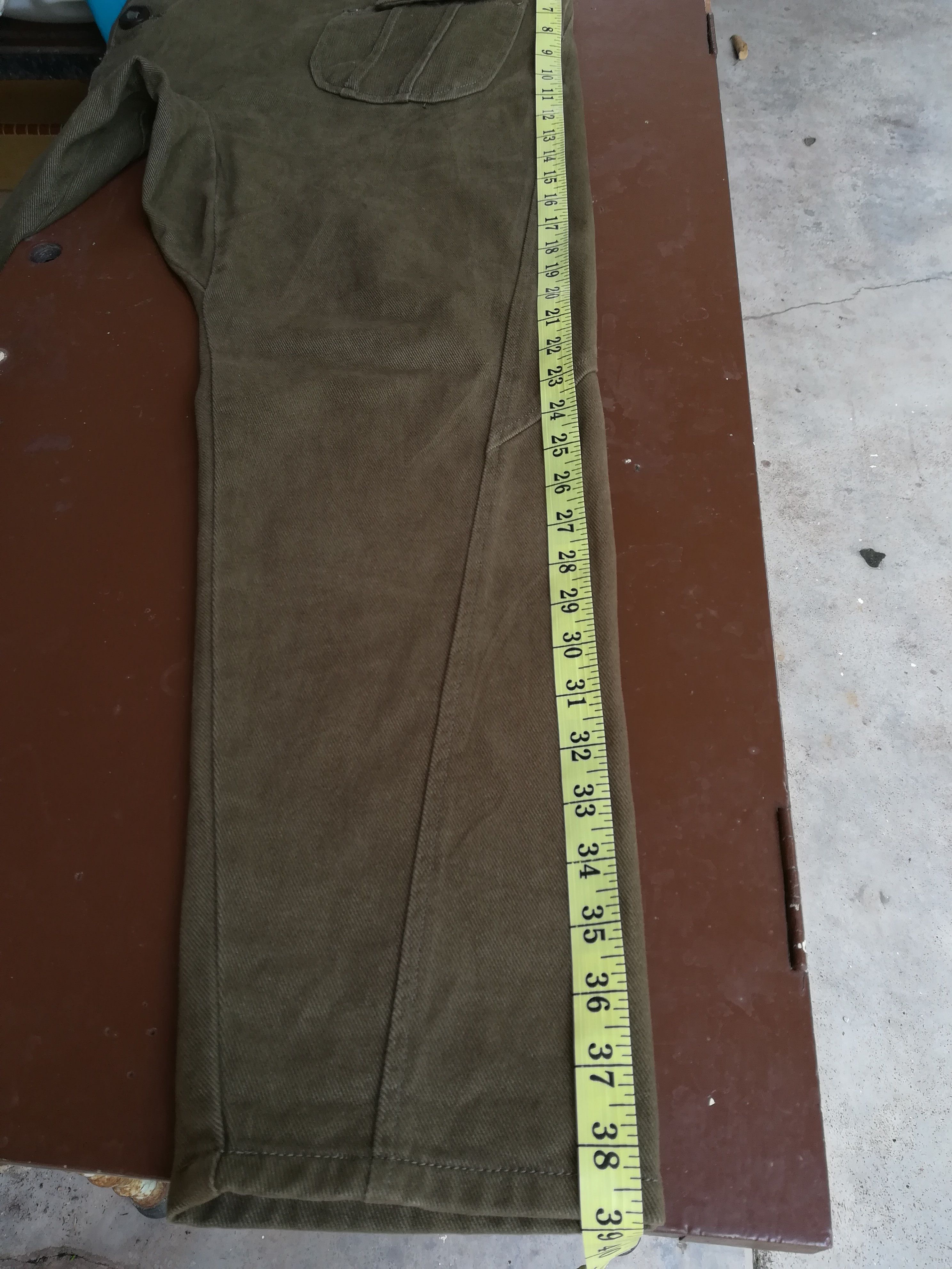 Designer Rare Design Big Button Cargo Pants Size US 34 / EU 50 - 9 Thumbnail