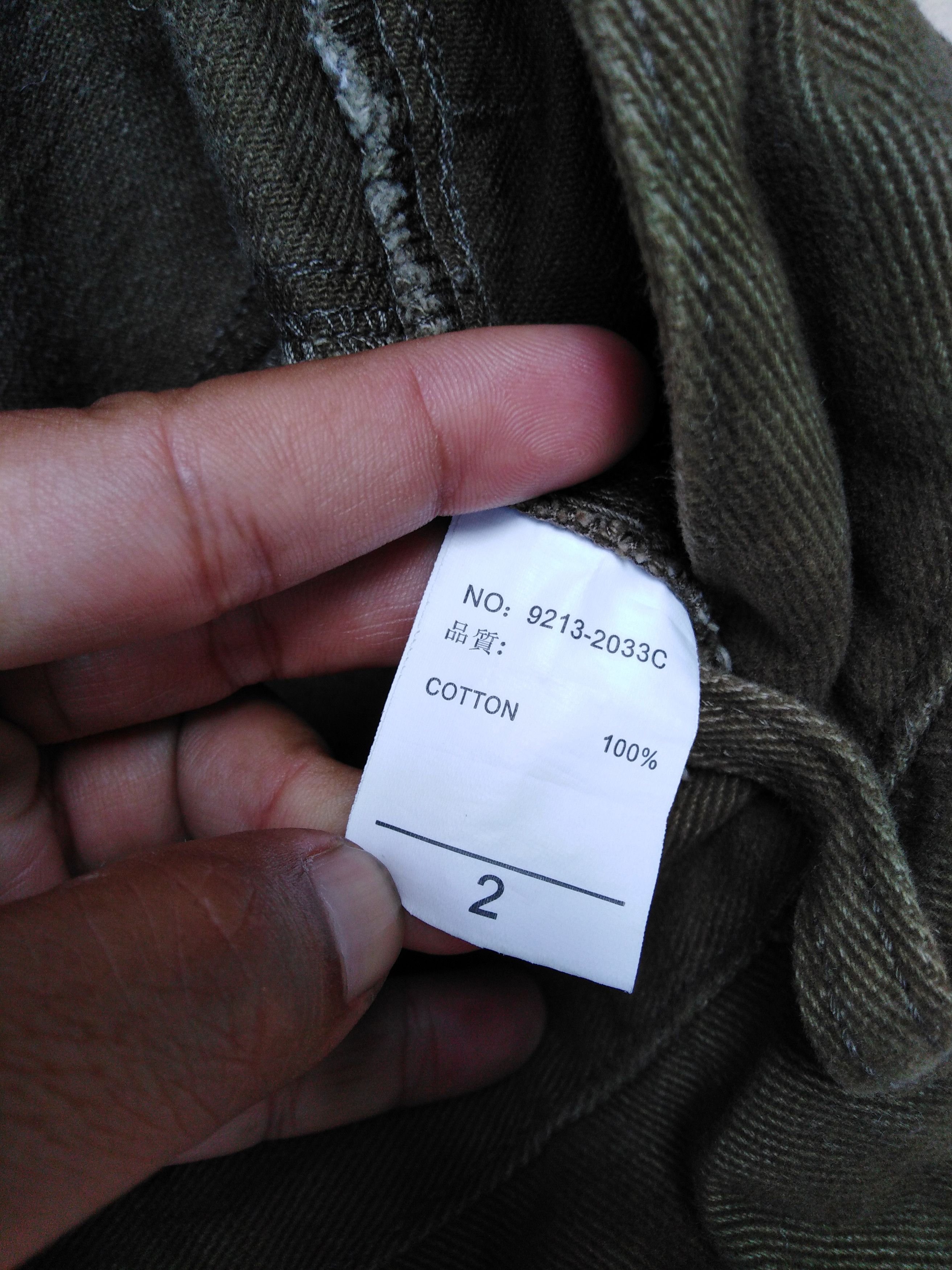 Designer Rare Design Big Button Cargo Pants Size US 34 / EU 50 - 4 Thumbnail
