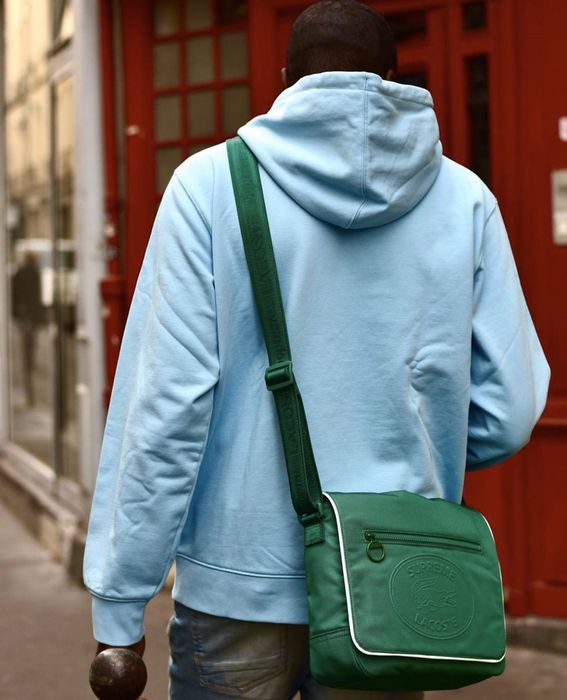 Lacoste supreme hot sale messenger bag