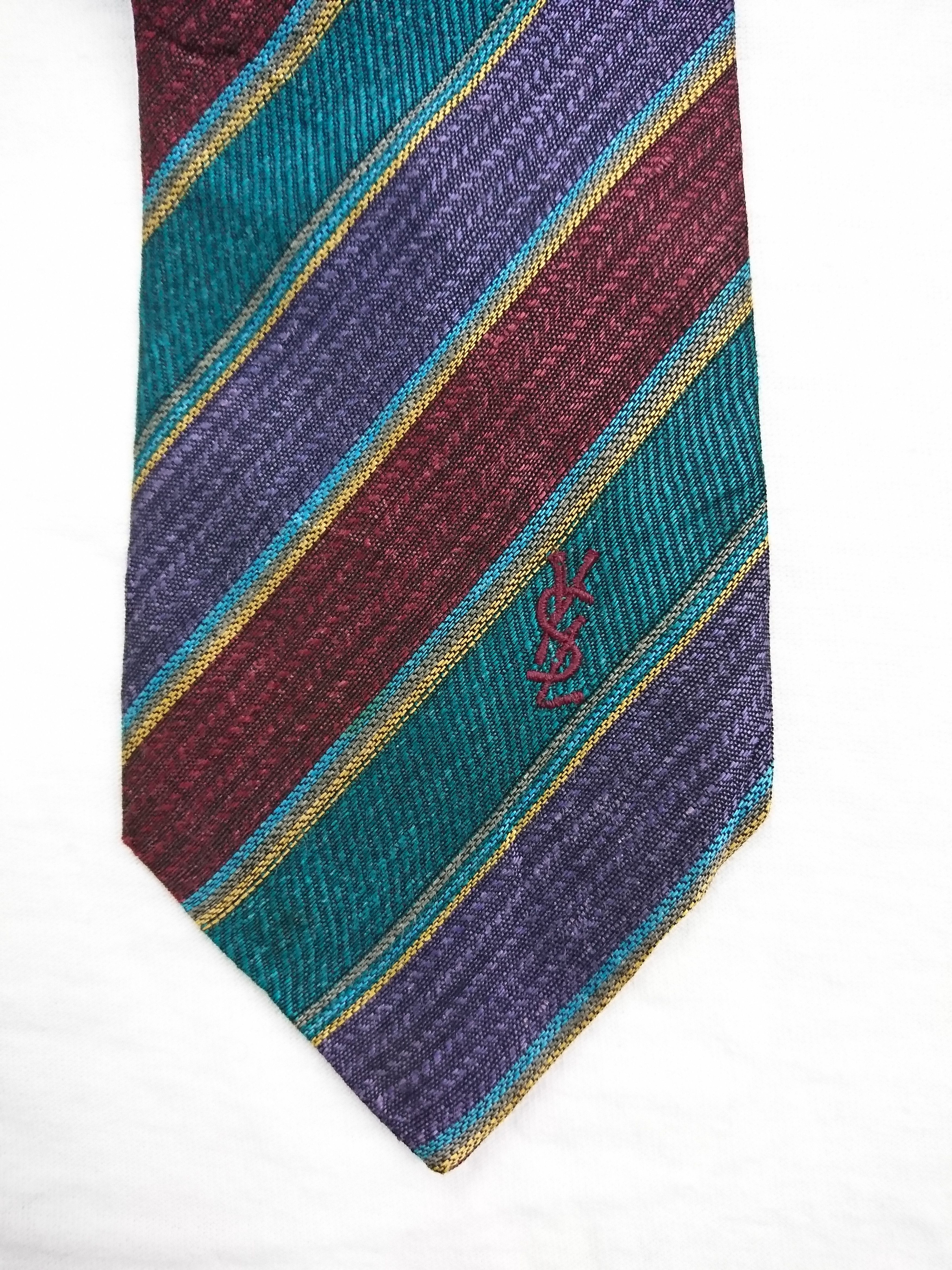 Yves Saint Laurent Hand Made in Spain Necktie Accessories