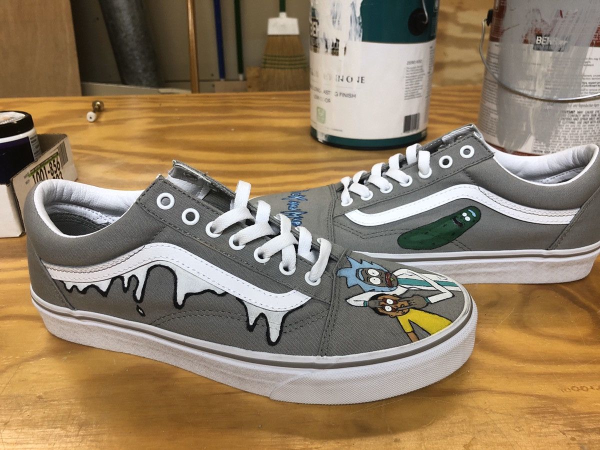 Vans x shops rick and morty